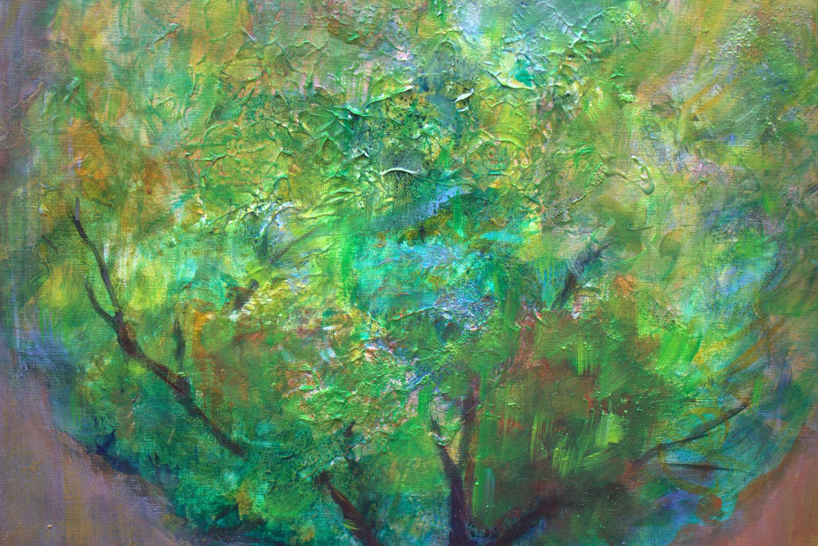 John posant devant son tableau: "Ariane attendant Thésée devant la porte du labyrinthe." Fine Art Painting francois page - Subjektiv.art