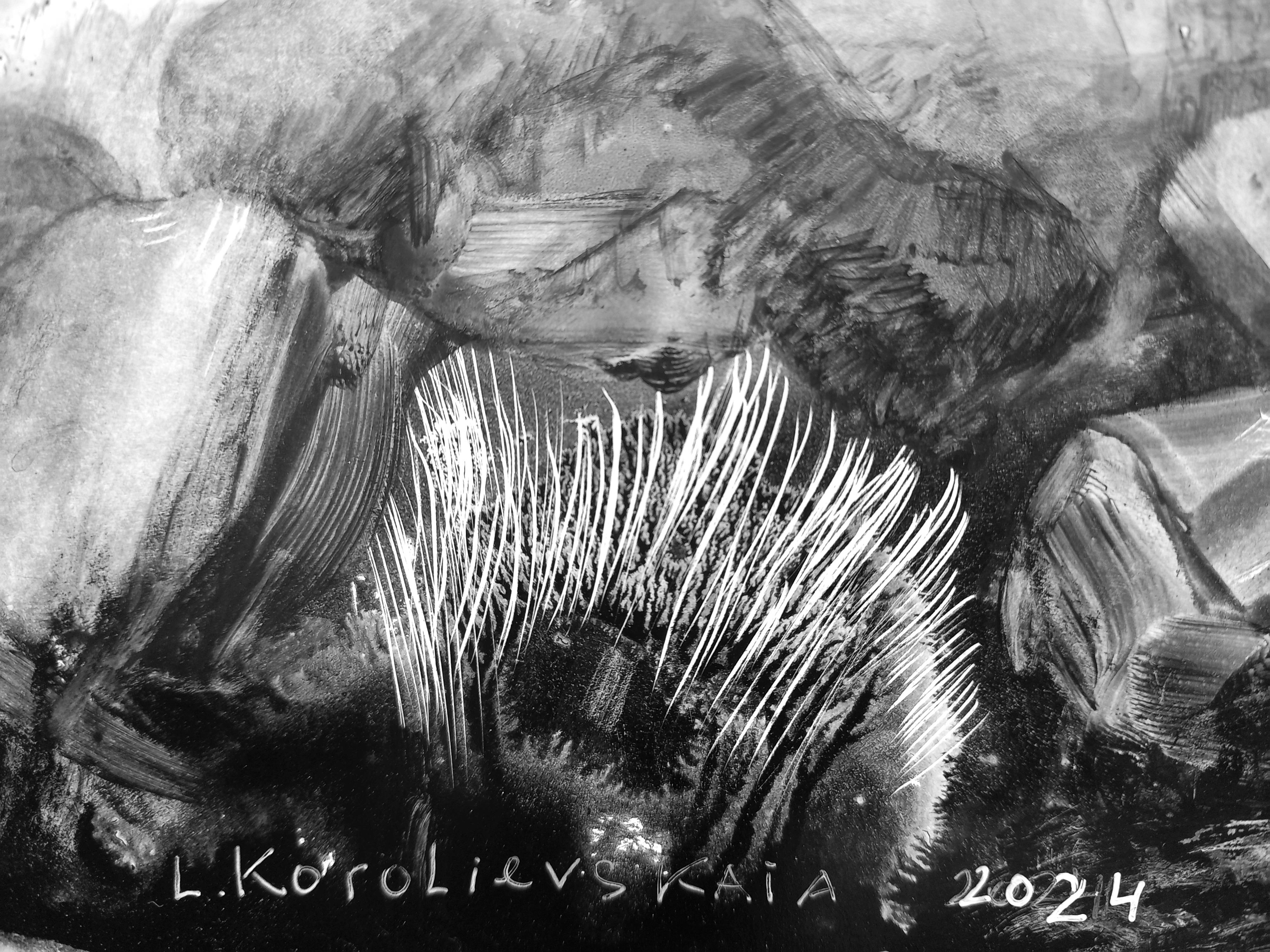 Quiet backwater Fine Art Drawing Lana Korolievskaia - Subjektiv.art