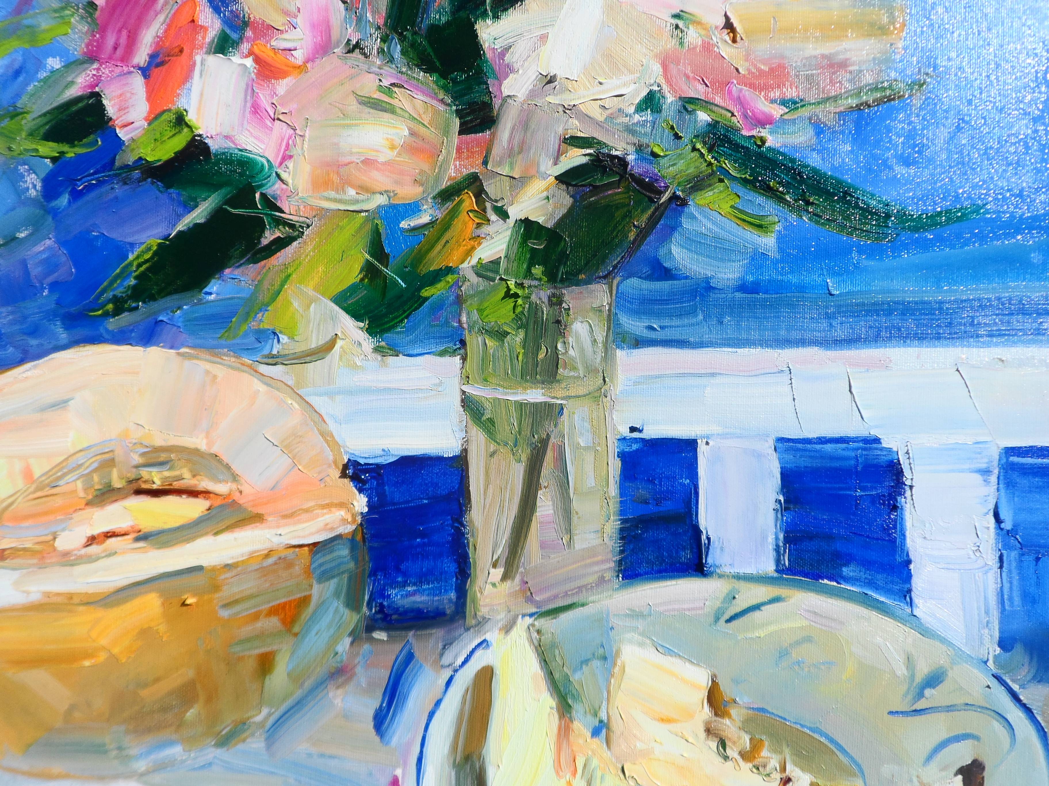 " Ukrainian melon" Expressive and gestural Painting Yehor Dulin - Subjektiv.art