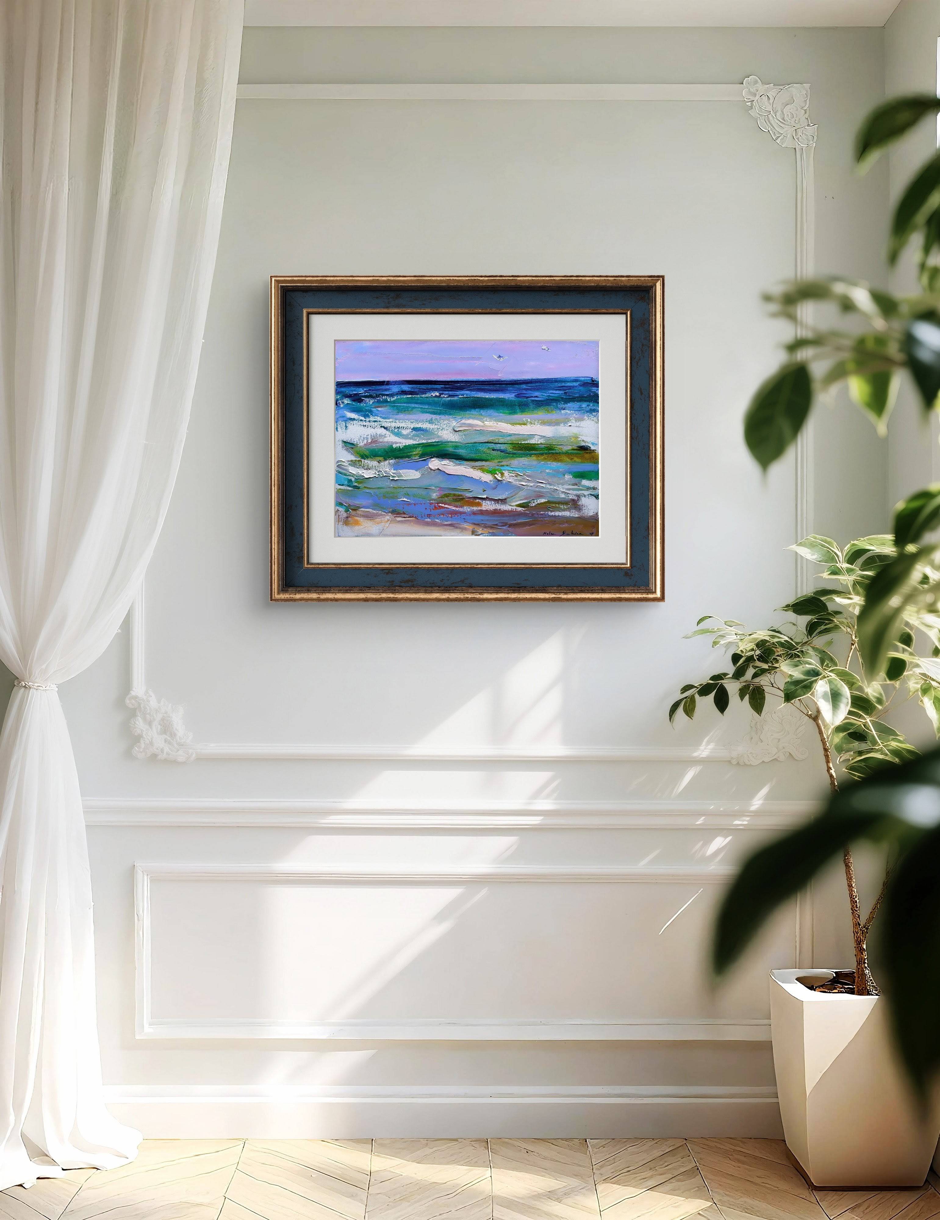 "Sun, sea and waves." Fine Art Painting Helen Shukina - Subjektiv.art