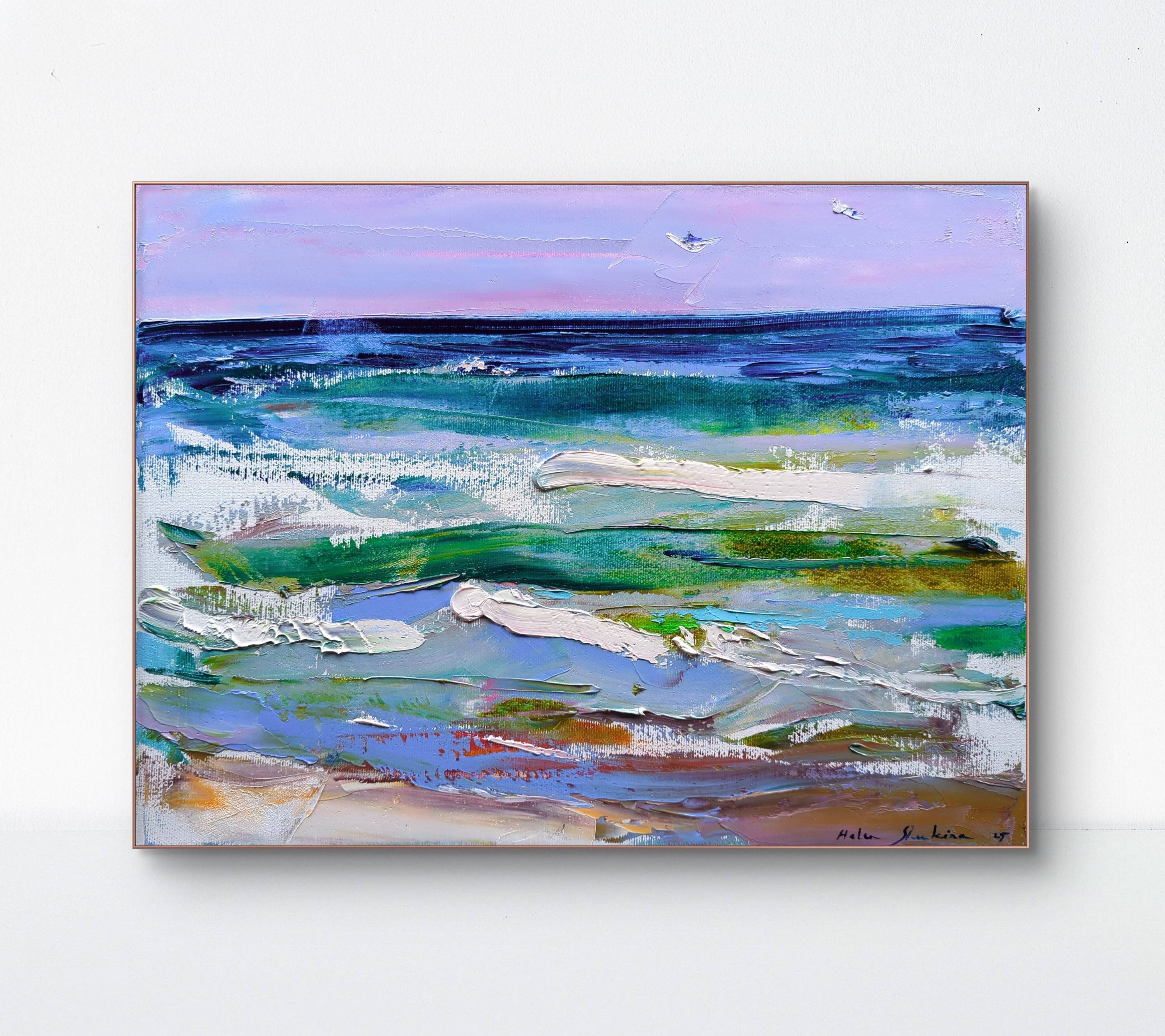 "Sun, sea and waves." Fine Art Painting Helen Shukina - Subjektiv.art