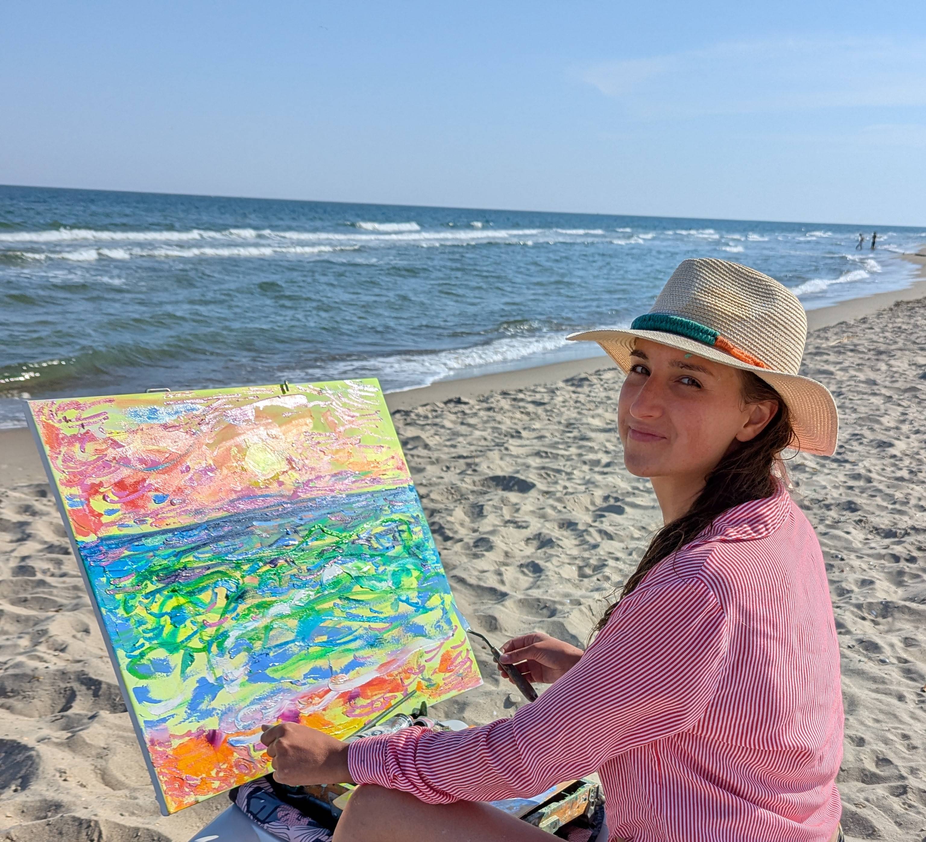 "Sunset" Fine Art Painting Helen Shukina - Subjektiv.art