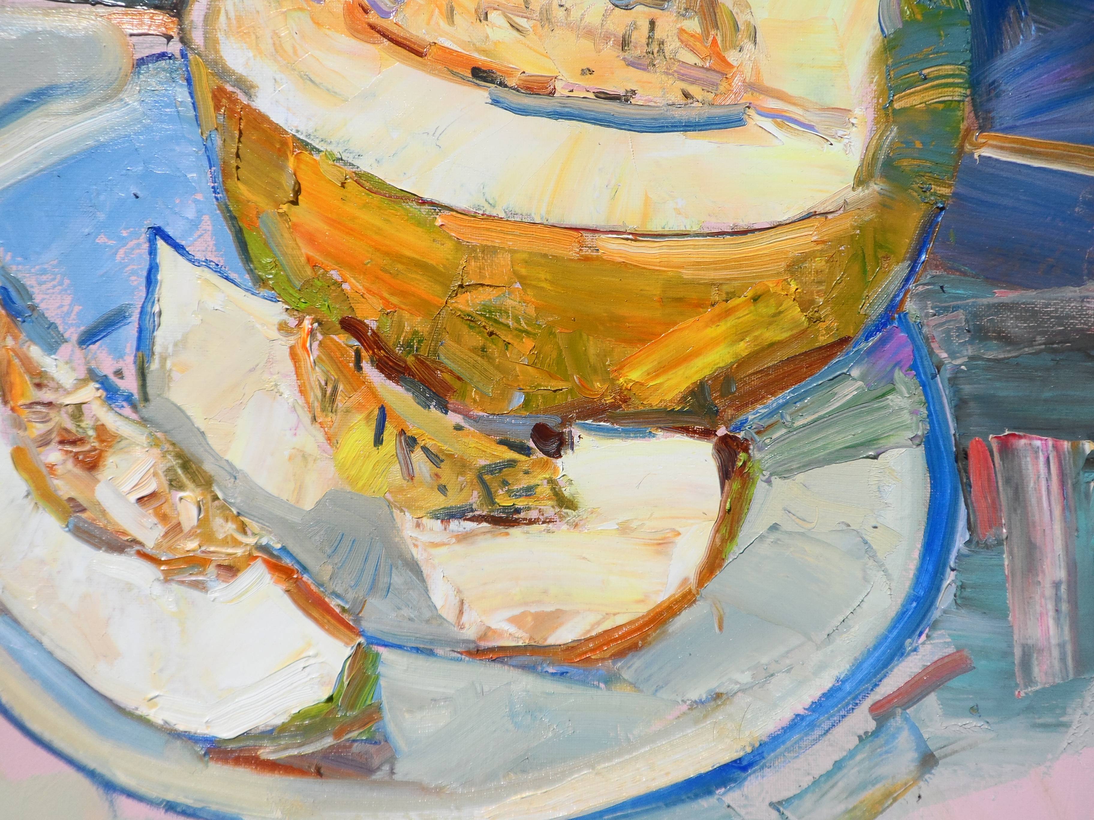 " Melon" Impressionistic Painting Yehor Dulin - Subjektiv.art