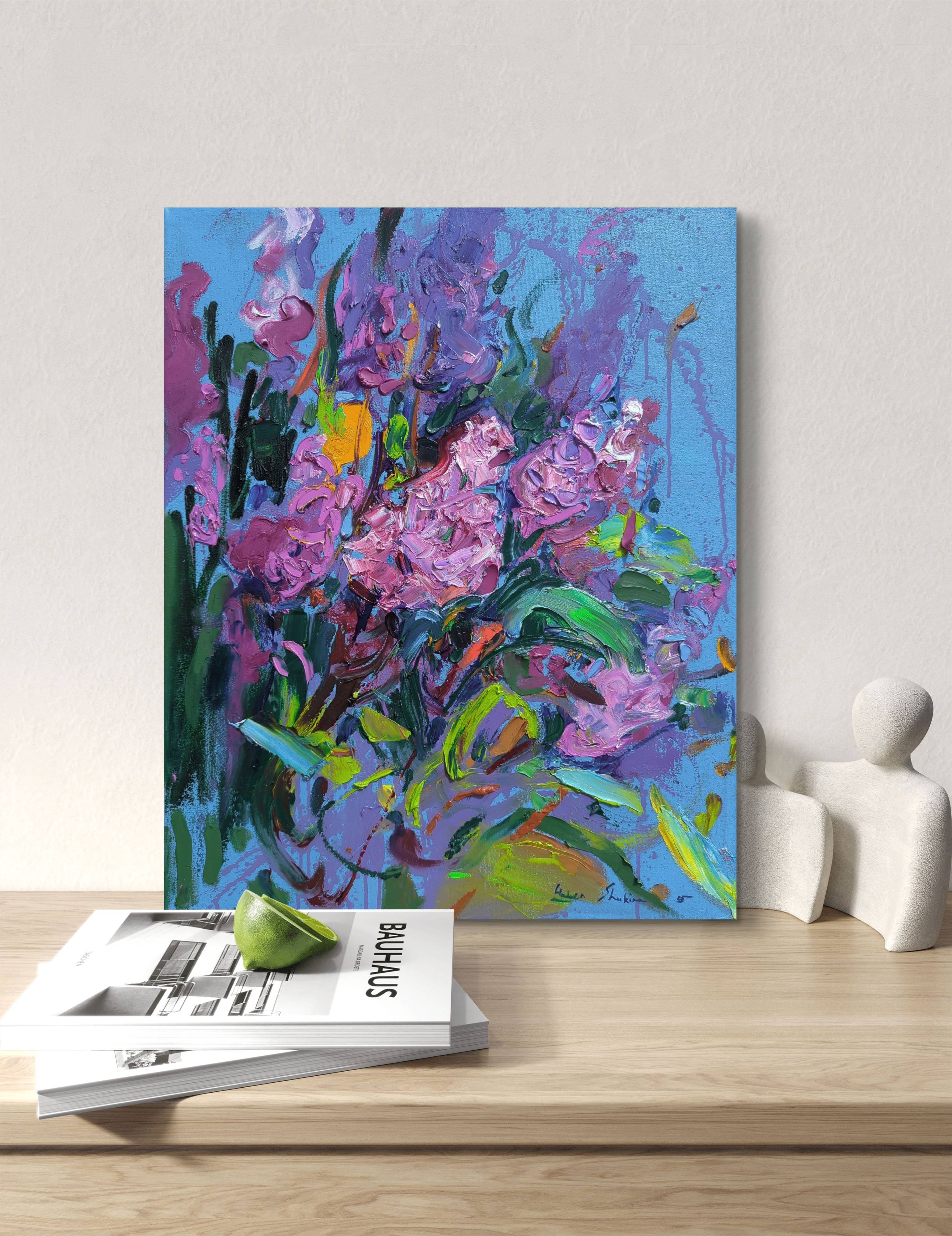 "The fragrance of evening lilac ". Impressionistic Painting Helen Shukina - Subjektiv.art