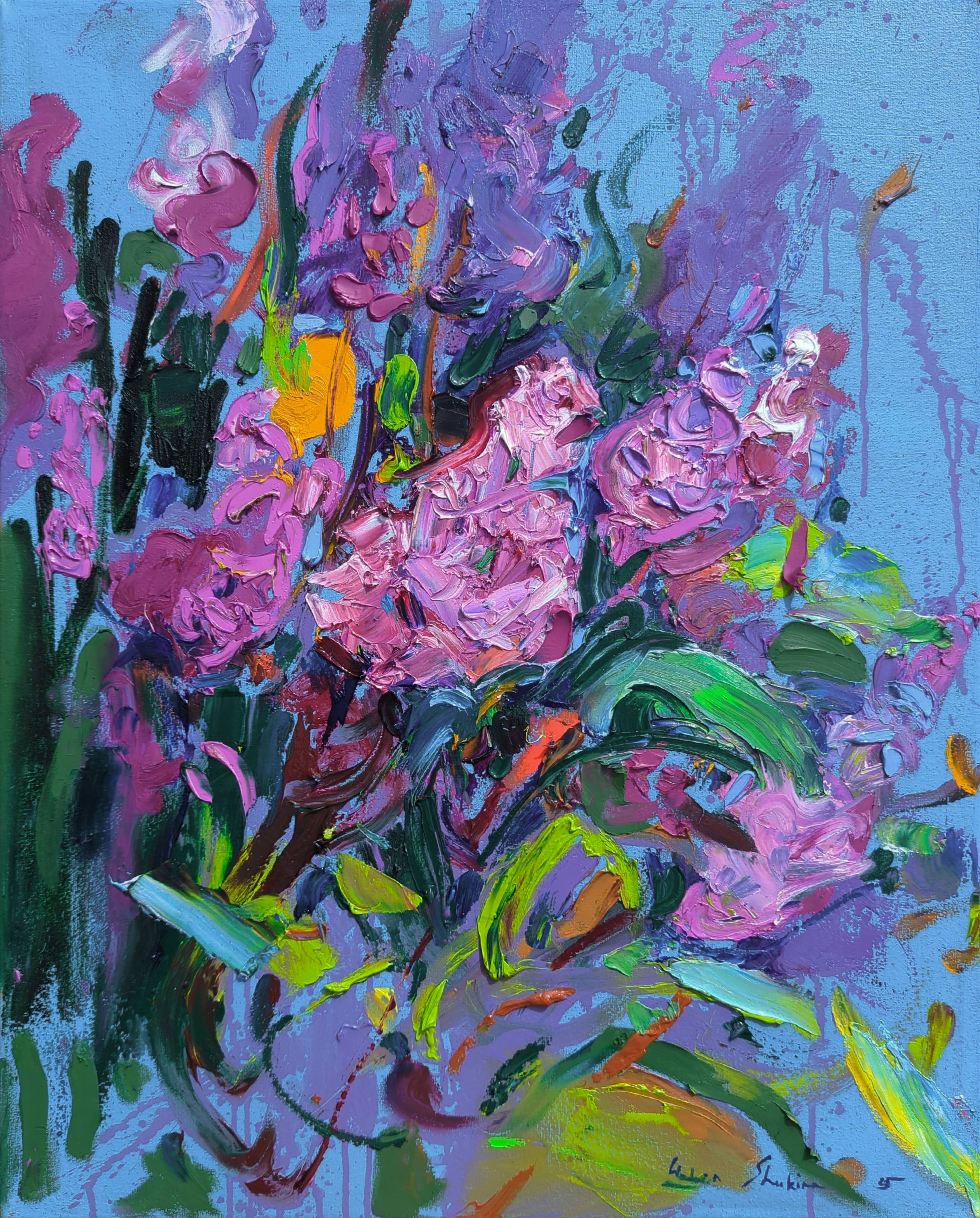 "The fragrance of evening lilac ". Impressionistic Painting Helen Shukina - Subjektiv.art