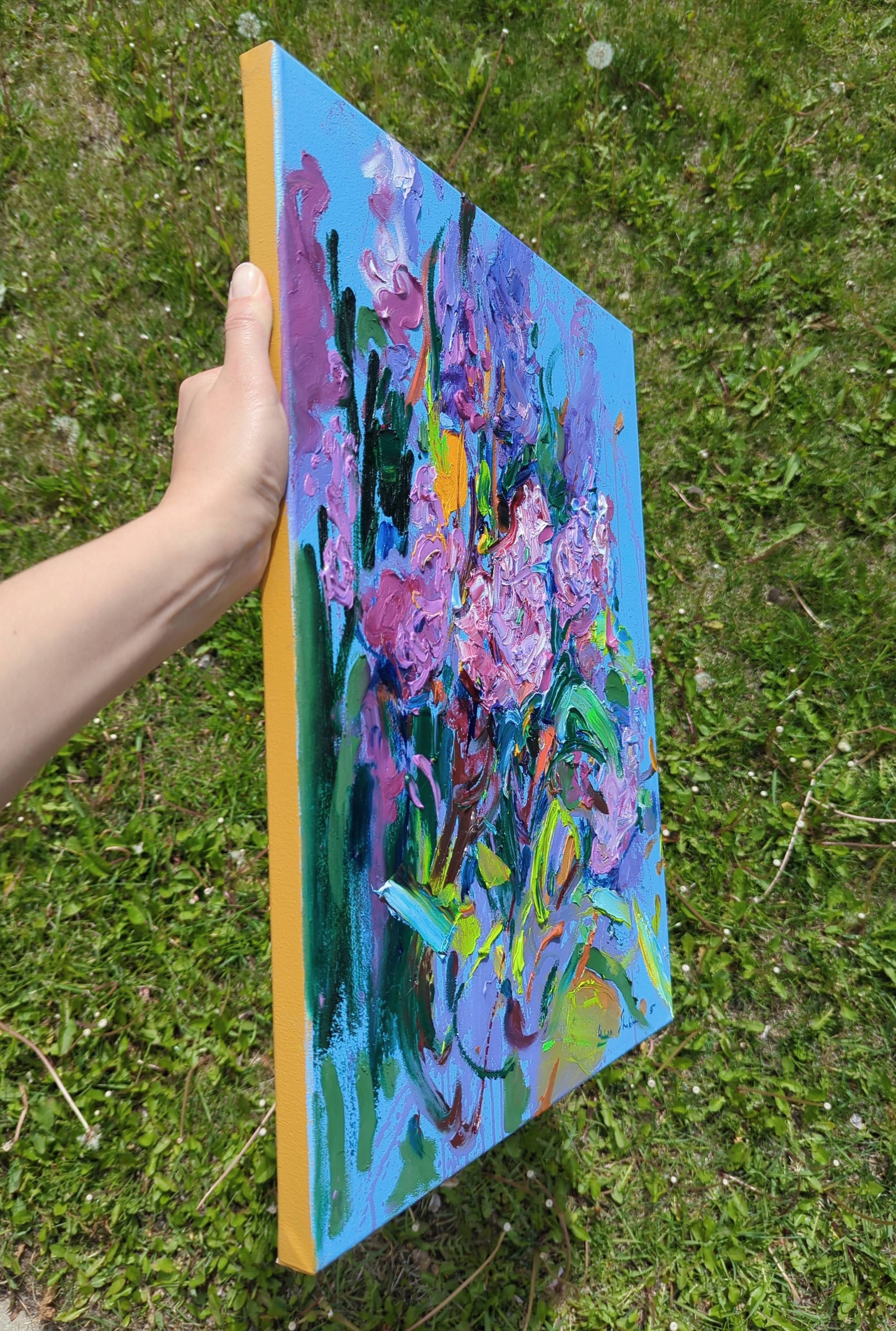 "The fragrance of evening lilac ". Impressionistic Painting Helen Shukina - Subjektiv.art