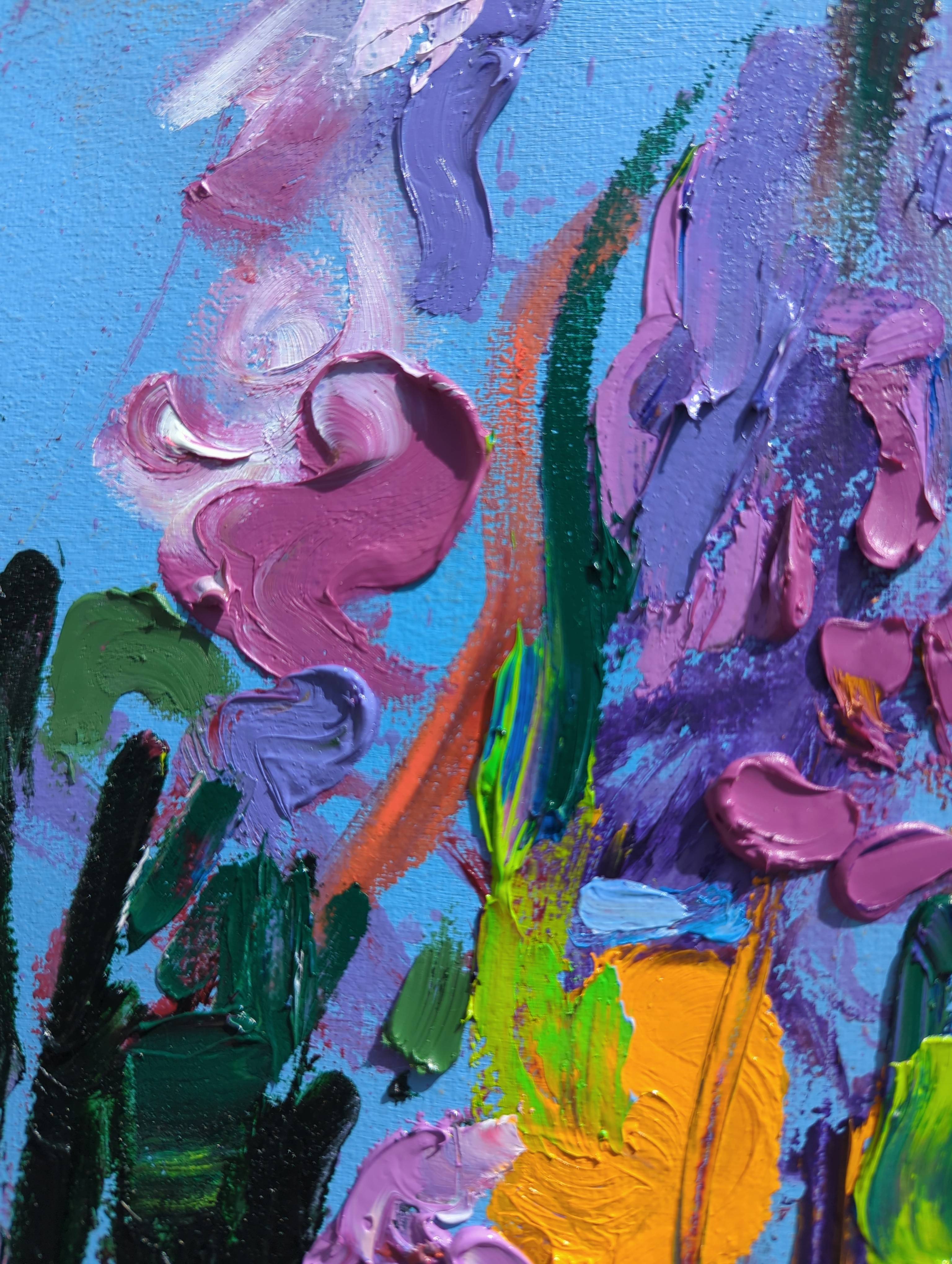 "The fragrance of evening lilac ". Impressionistic Painting Helen Shukina - Subjektiv.art