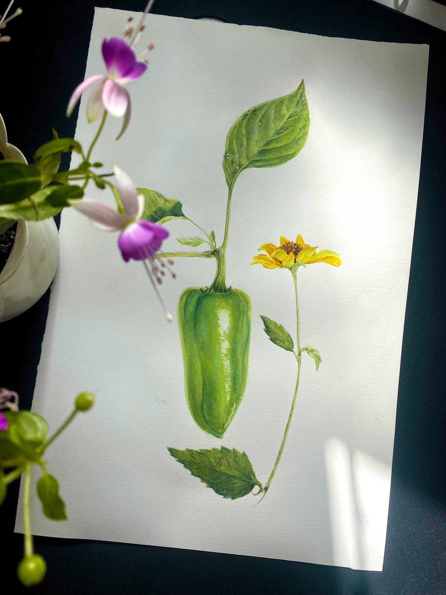 Summer Conversation Photorealistic Painting Viktoriia Kolesnykova - Subjektiv.art