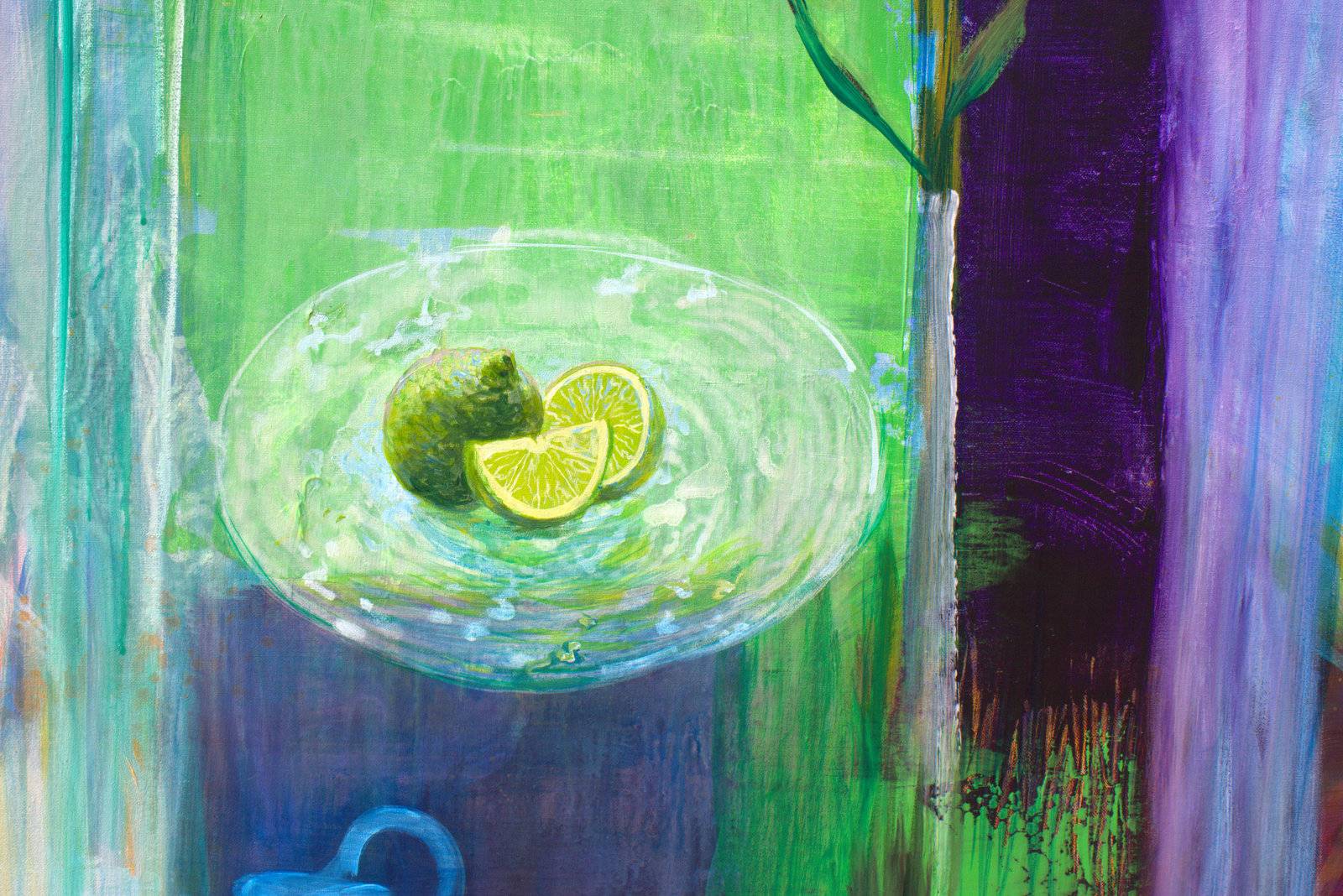  Au bord de ta fenêtre, vers le jardin, la vie toujours se tisse car toute chose dans ton cœur demeure. Fine Art Painting francois page - Subjektiv.art