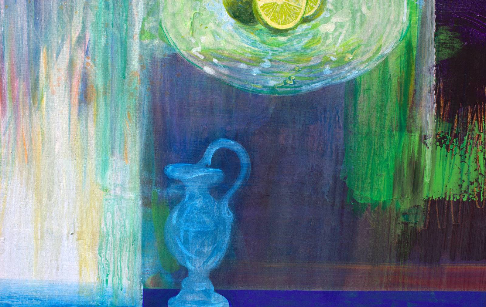  Au bord de ta fenêtre, vers le jardin, la vie toujours se tisse car toute chose dans ton cœur demeure. Fine Art Painting francois page - Subjektiv.art