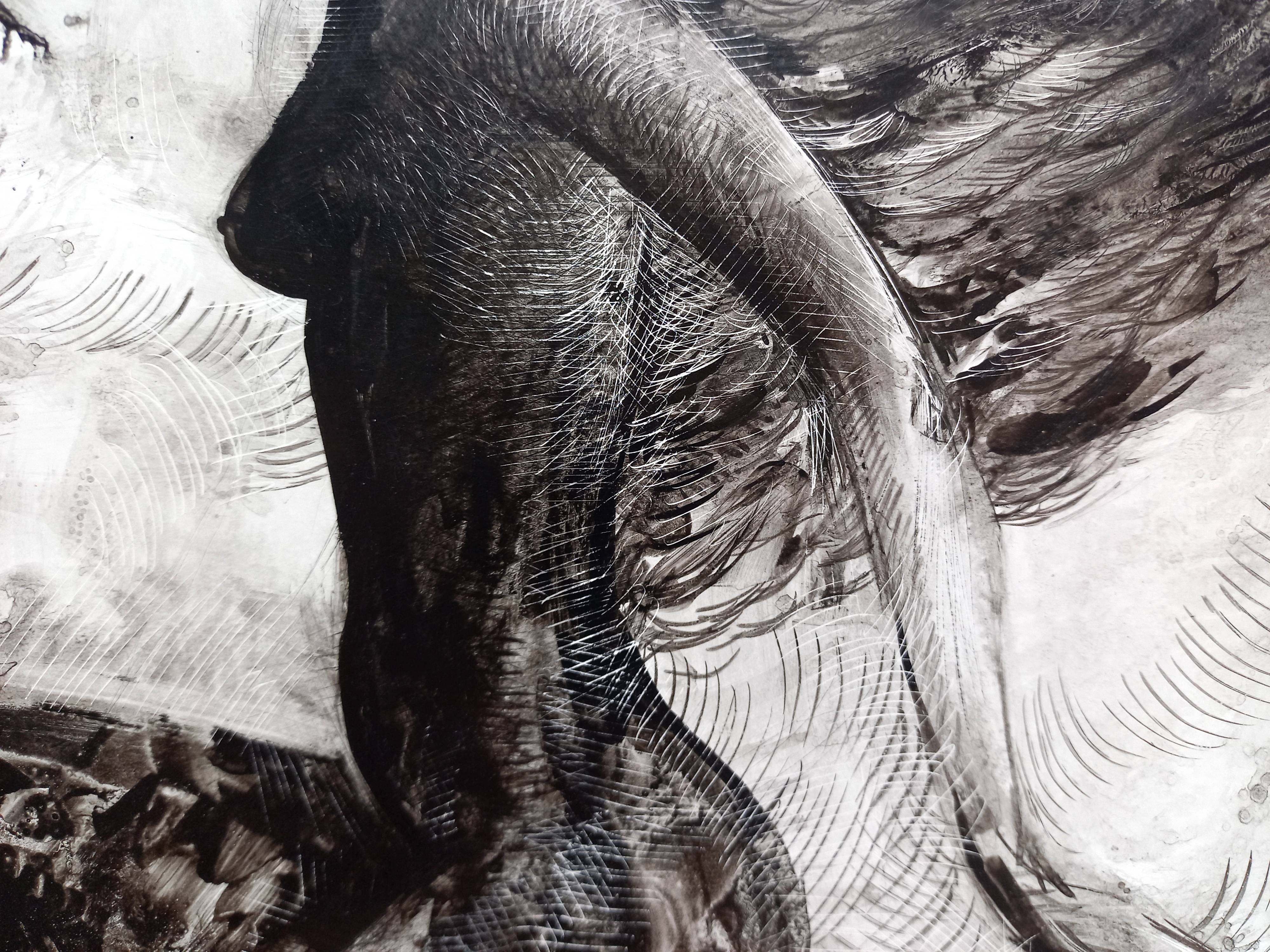 Transformation Fine Art Drawing Lana Korolievskaia - Subjektiv.art