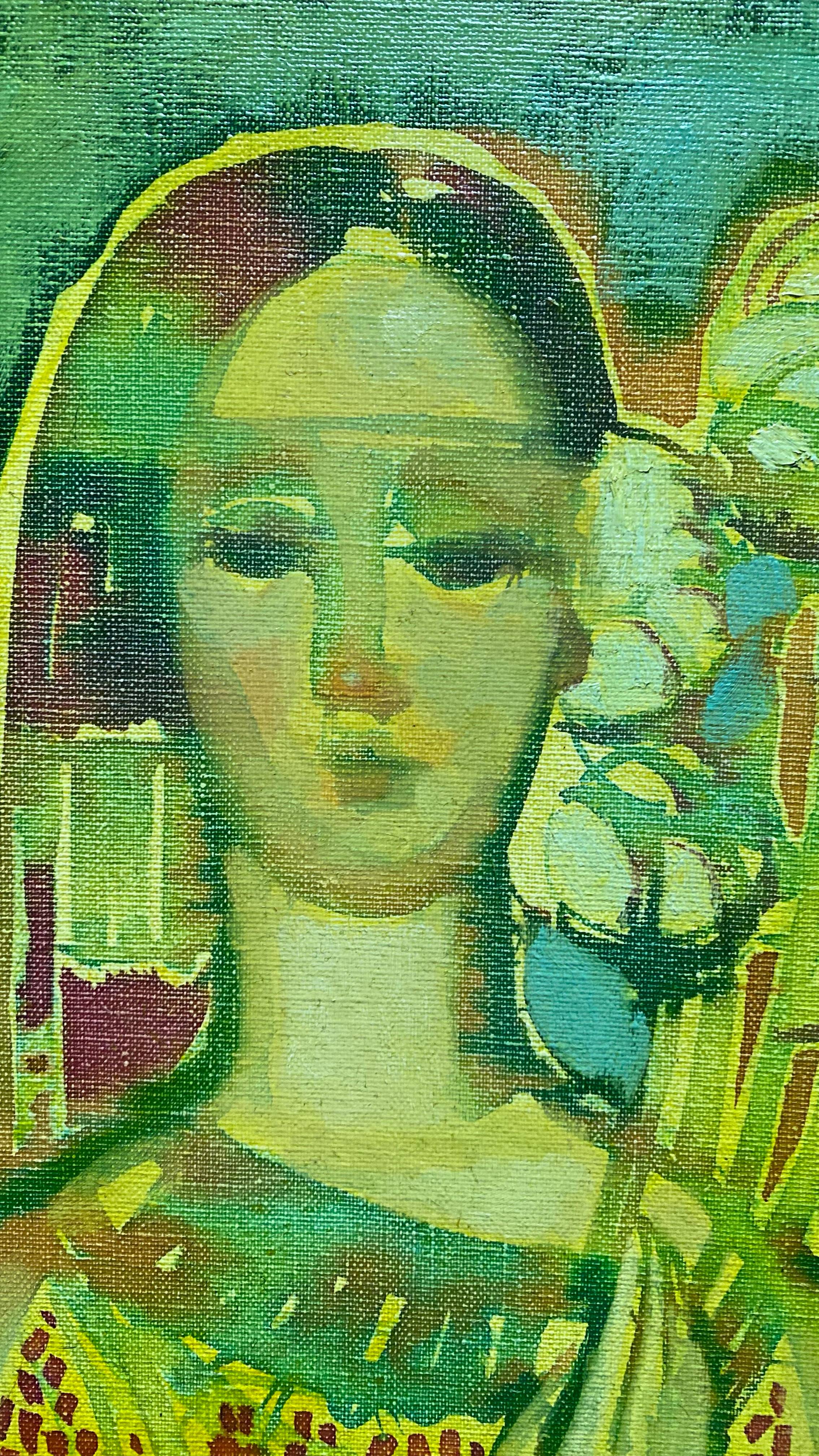 Flowers from white clouds Fine Art Painting Myroslava Perevalska - Subjektiv.art