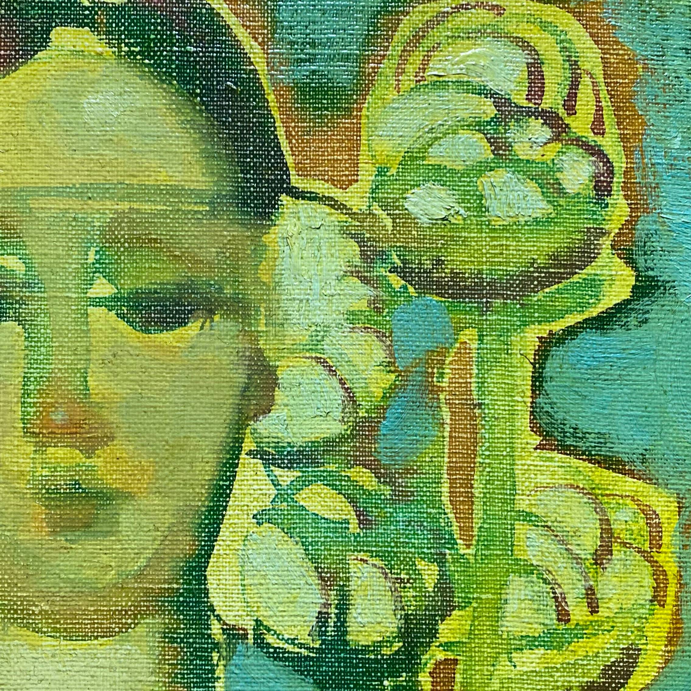 Flowers from white clouds Fine Art Painting Myroslava Perevalska - Subjektiv.art