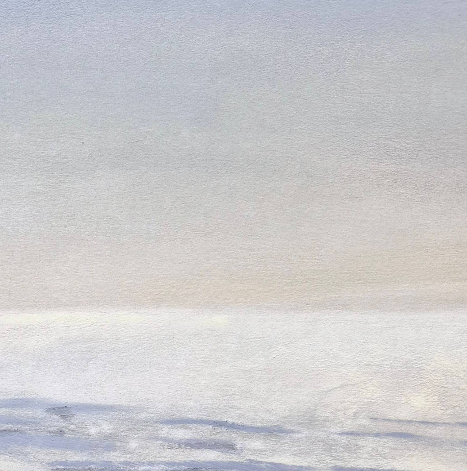 ABOVE THE CLOUDS. Modern contemporary skyscape. 22x28 cm Drawing Abstract Drawing Victoria Stefchyshyna - Subjektiv.art