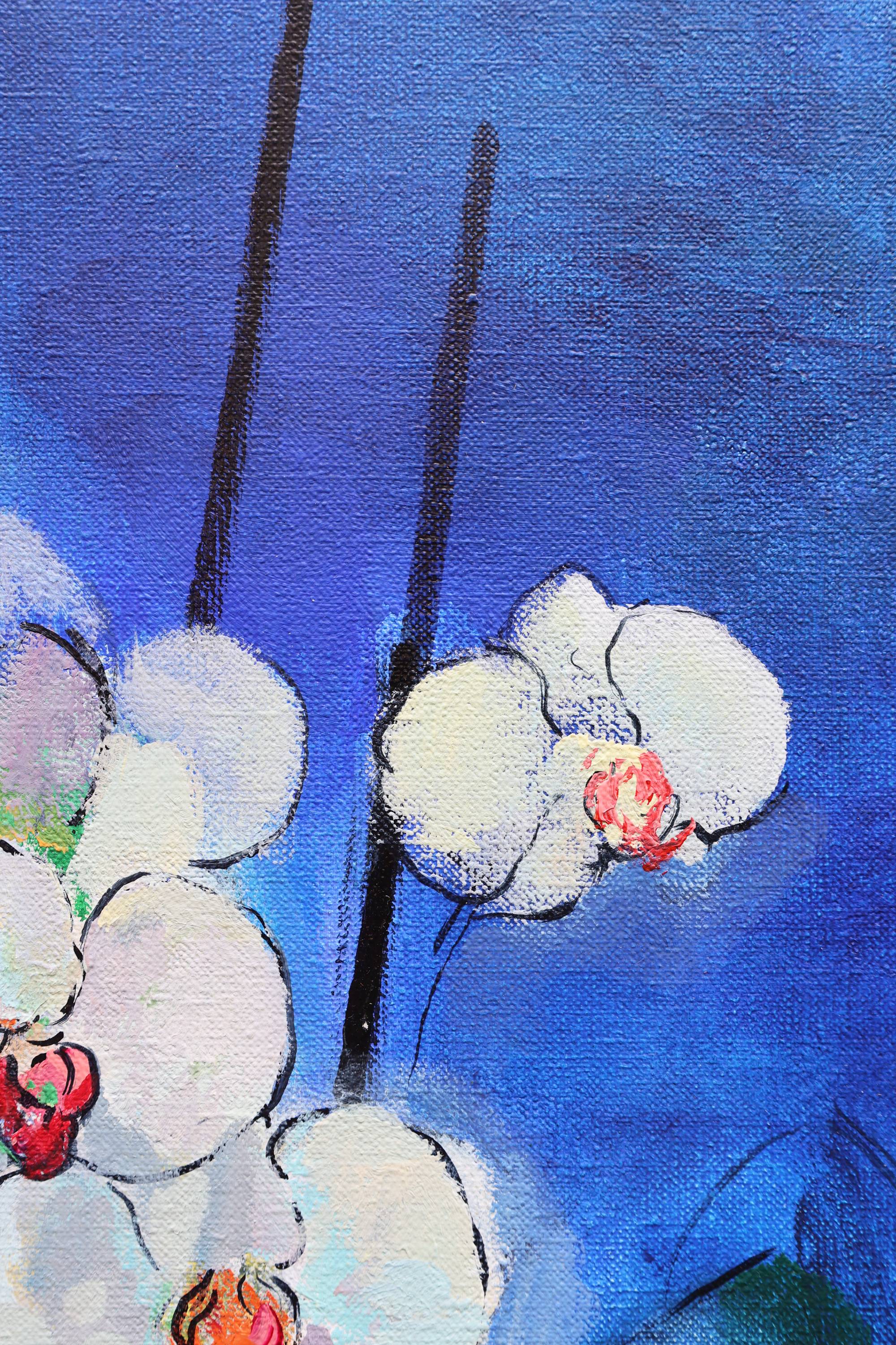 Orchid and little tomato Fine Art Painting Artem Andreichuk - Subjektiv.art