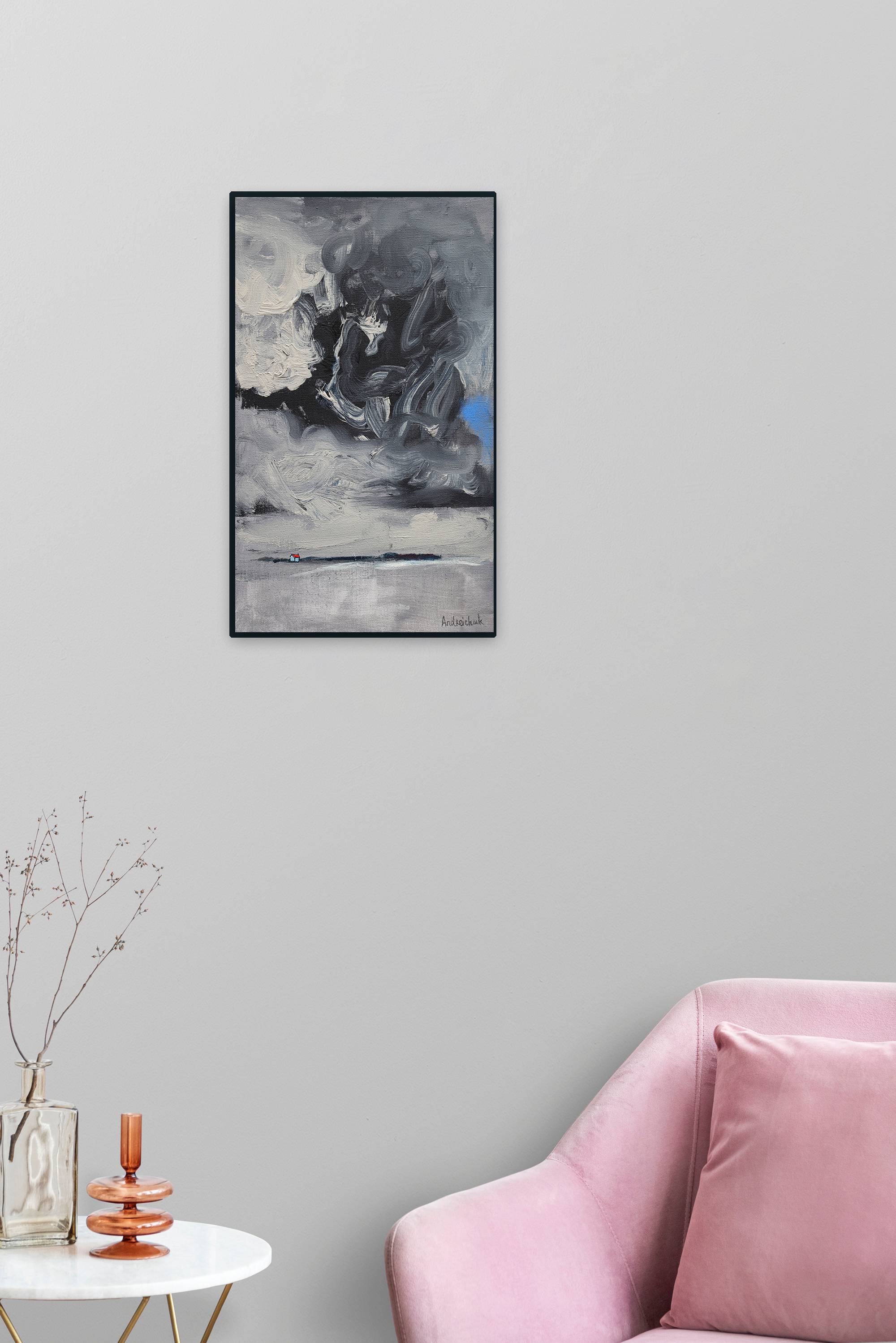 Clouds  Expressive and gestural Painting Artem Andreichuk - Subjektiv.art