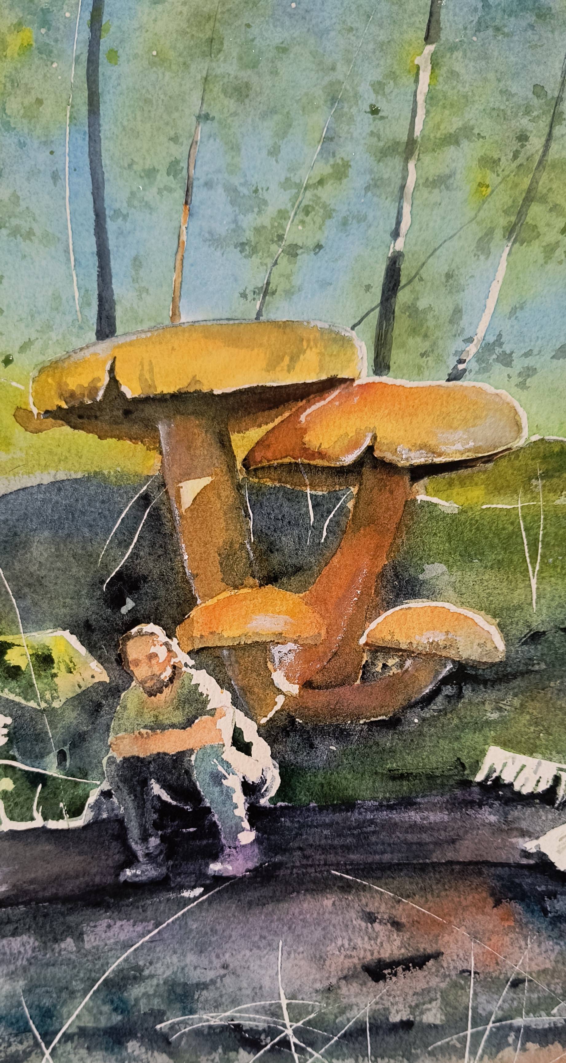 Who didn't hide… Impressionistic Painting Eugene Kachan - Subjektiv.art