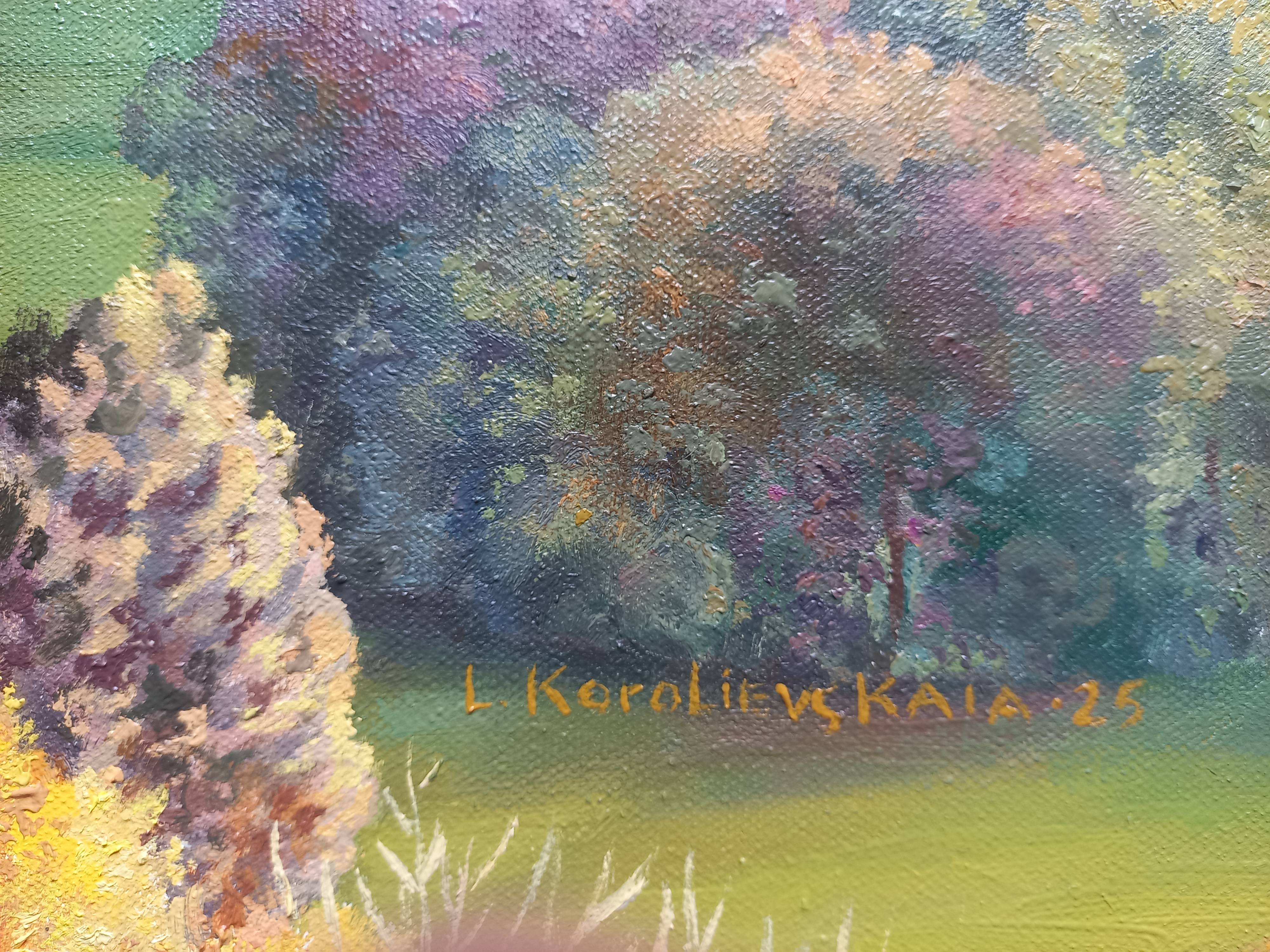 The Sun in the Echo of the Earth Fine Art Painting Lana Korolievskaia - Subjektiv.art