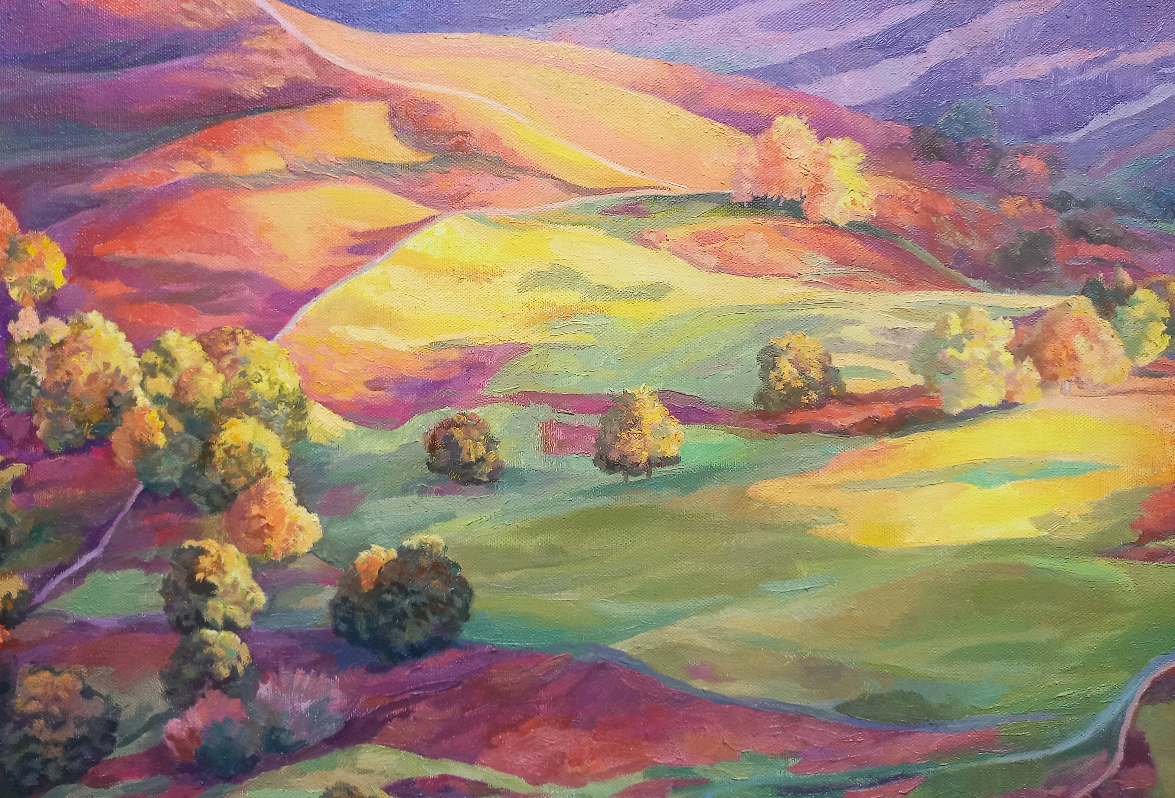 The Sun in the Echo of the Earth Fine Art Painting Lana Korolievskaia - Subjektiv.art