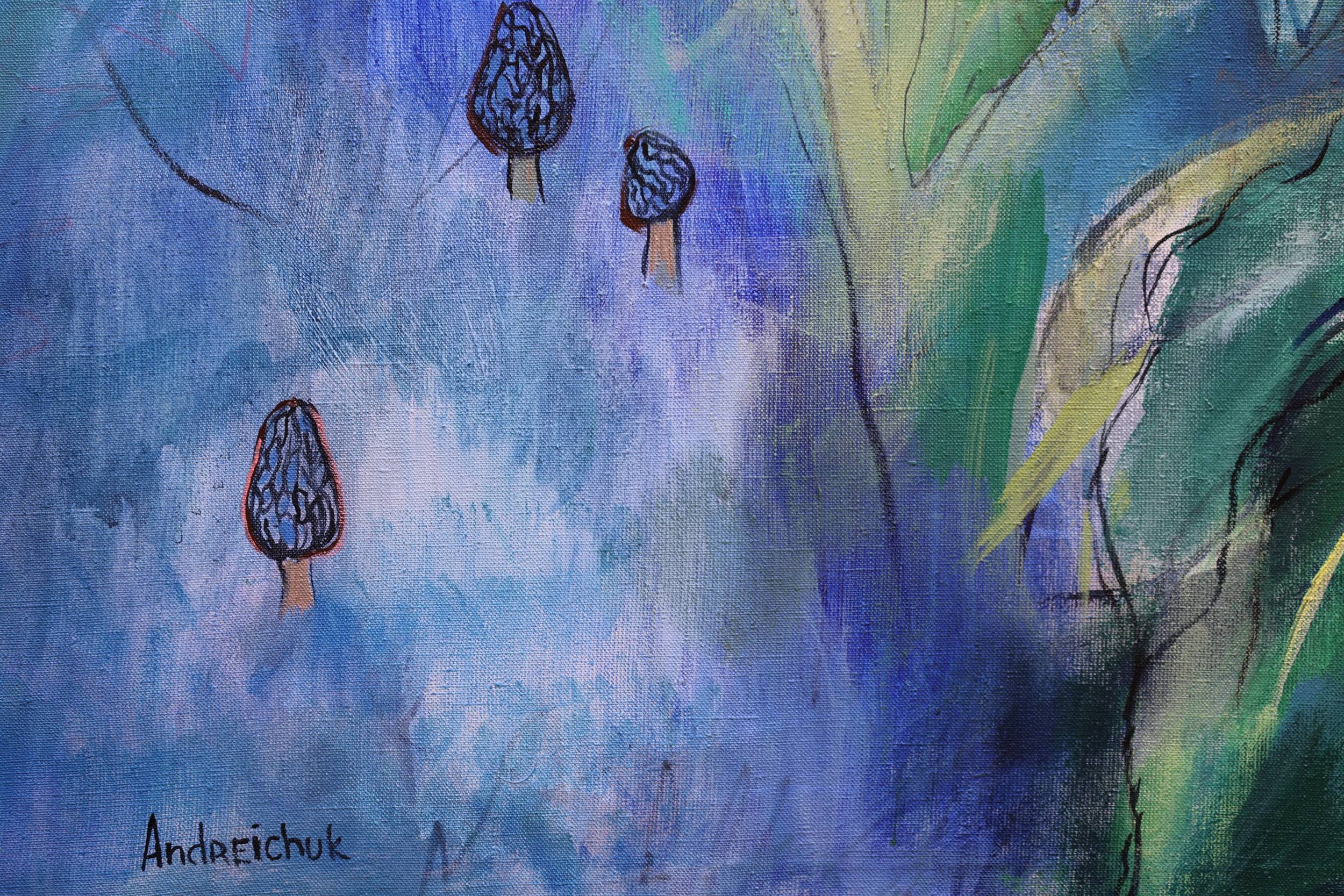 Verbascum  Expressive and gestural Painting Artem Andreichuk - Subjektiv.art