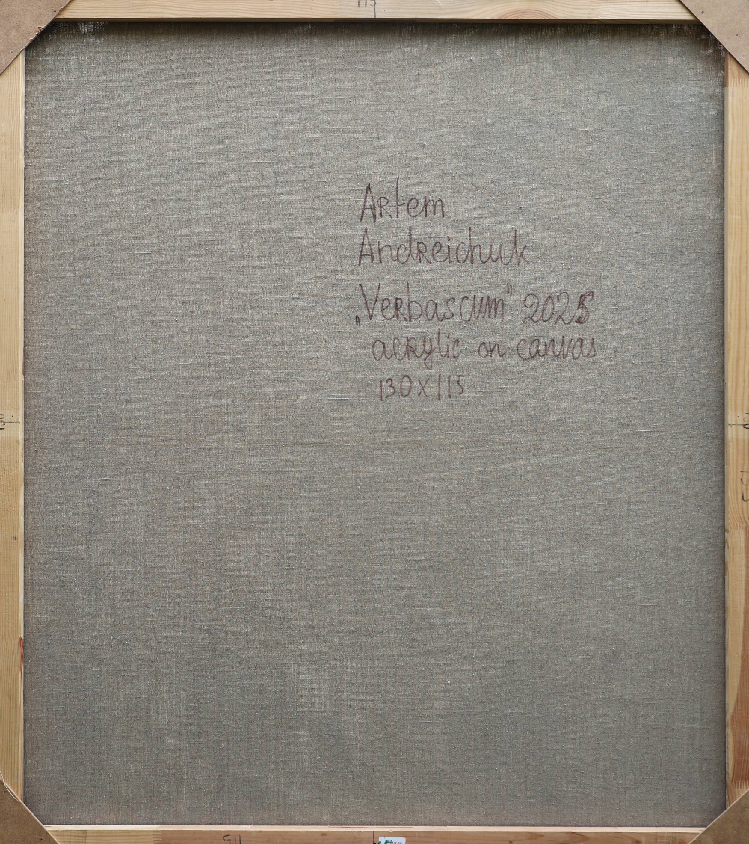 Verbascum  Expressive and gestural Painting Artem Andreichuk - Subjektiv.art