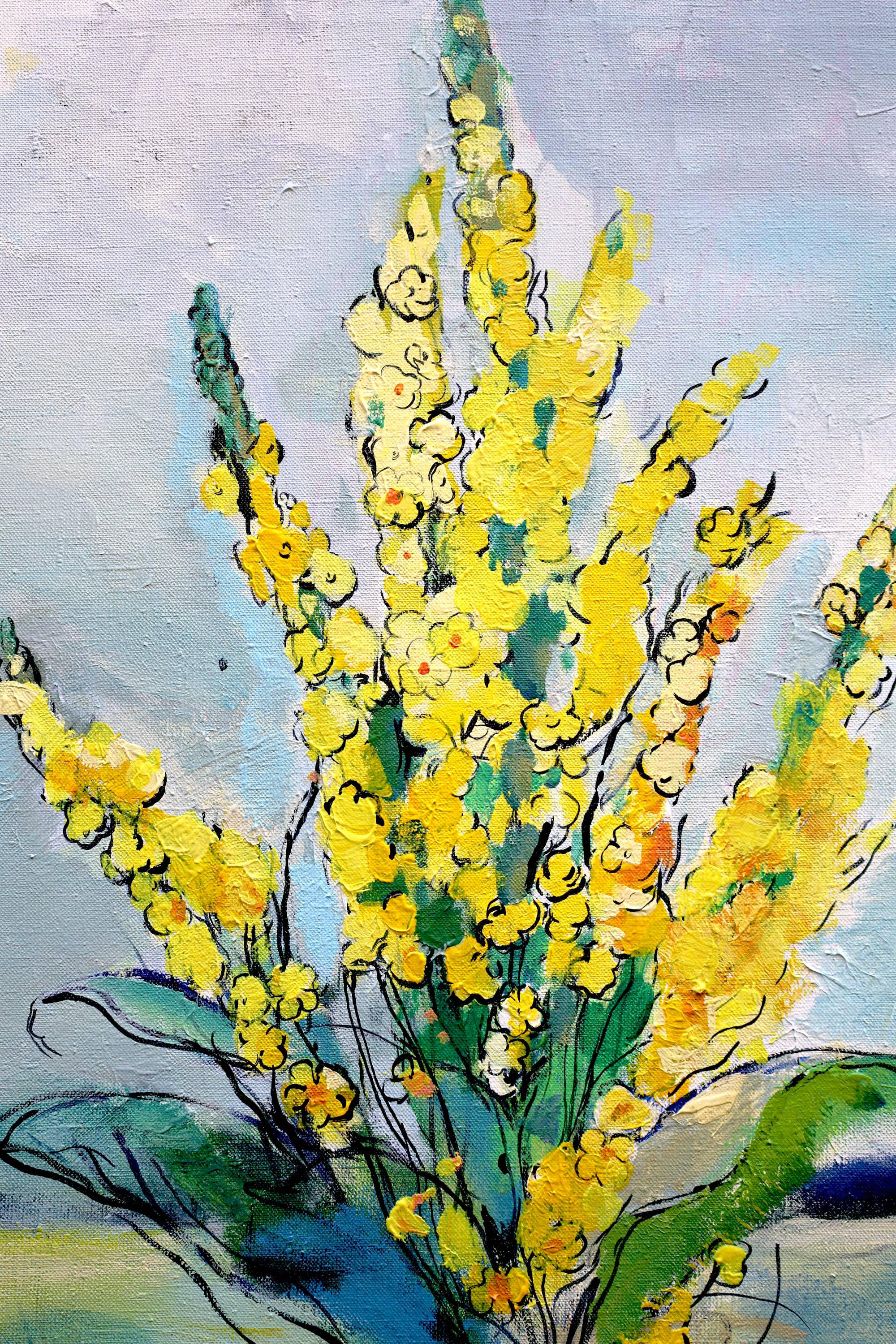 Verbascum  Expressive and gestural Painting Artem Andreichuk - Subjektiv.art