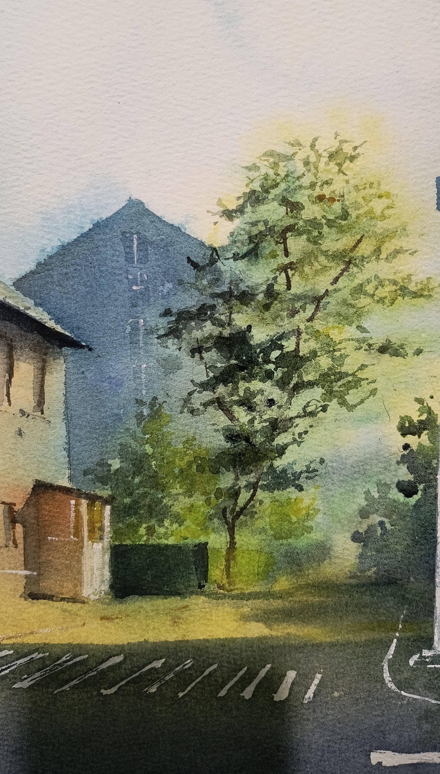 On Vavilovykh Street. Impressionistic Painting Eugene Kachan - Subjektiv.art