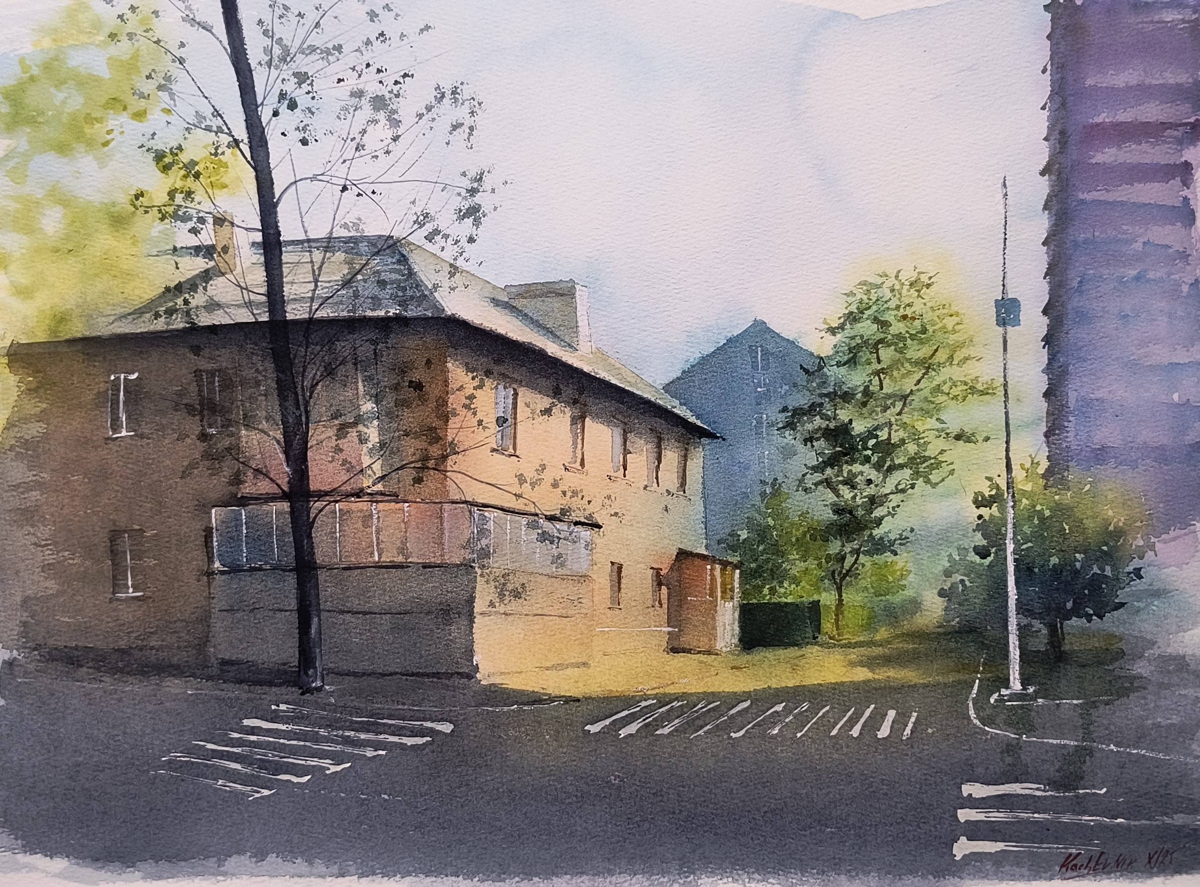 On Vavilovykh Street. Impressionistic Painting Eugene Kachan - Subjektiv.art