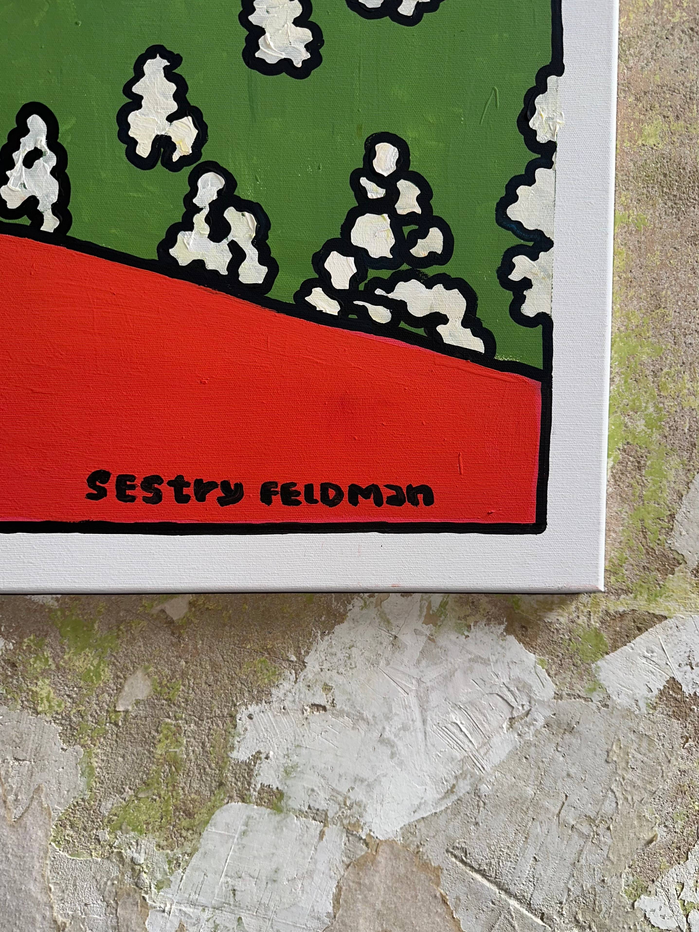 Yard Pop art Painting Sestry Feldman - Subjektiv.art