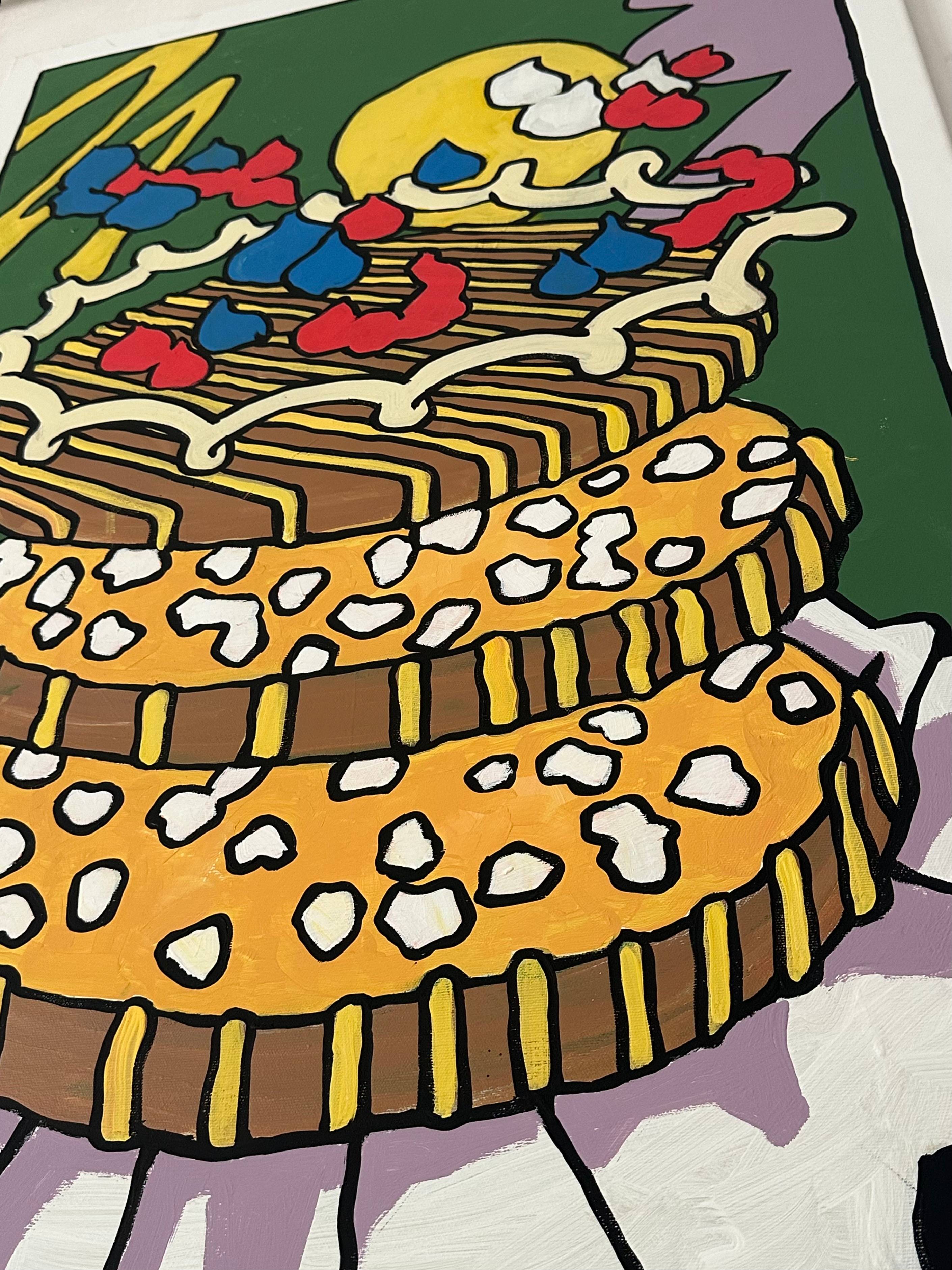 Kyiv  cake Pop art Painting Sestry Feldman - Subjektiv.art