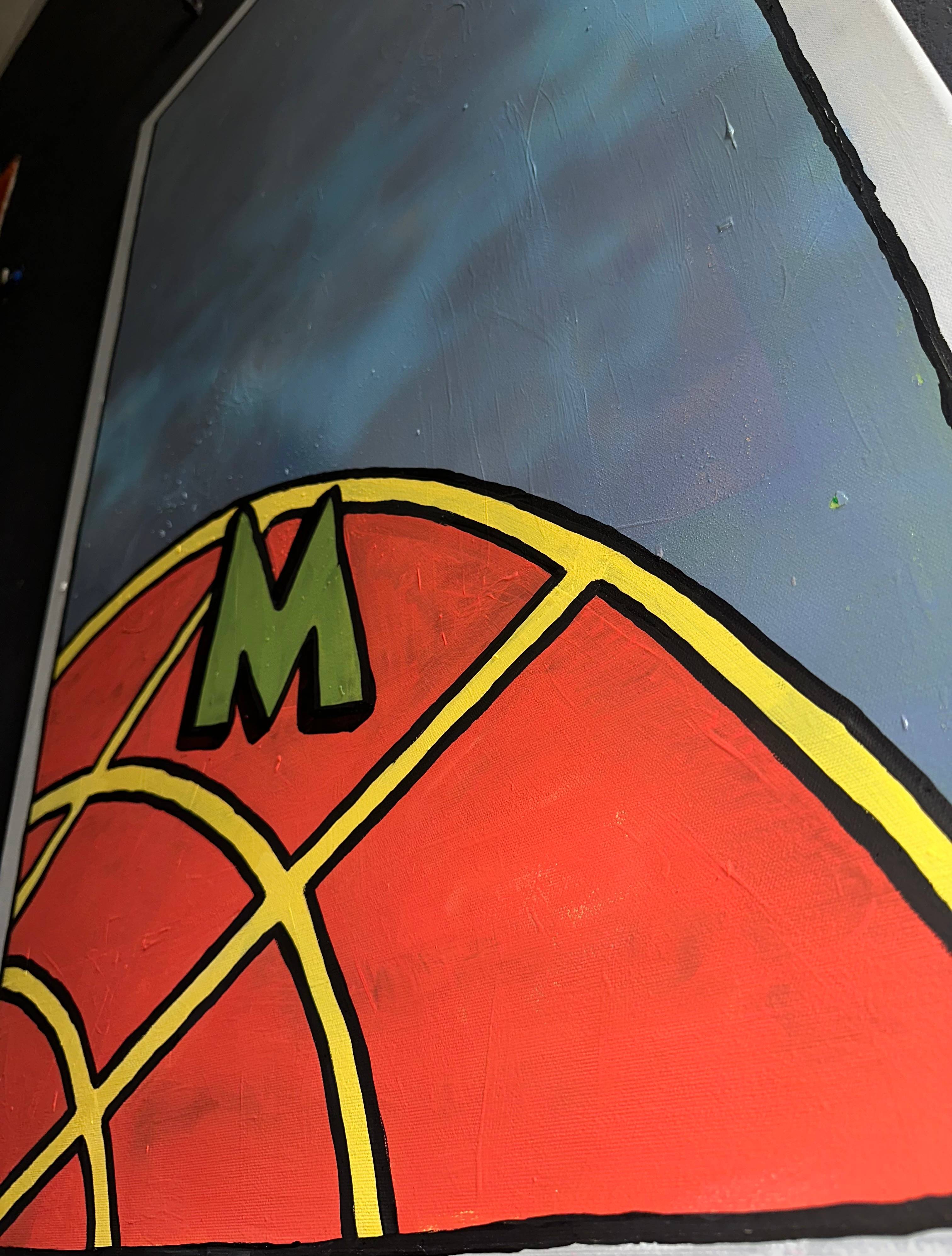 Metro Pop art Painting Sestry Feldman - Subjektiv.art