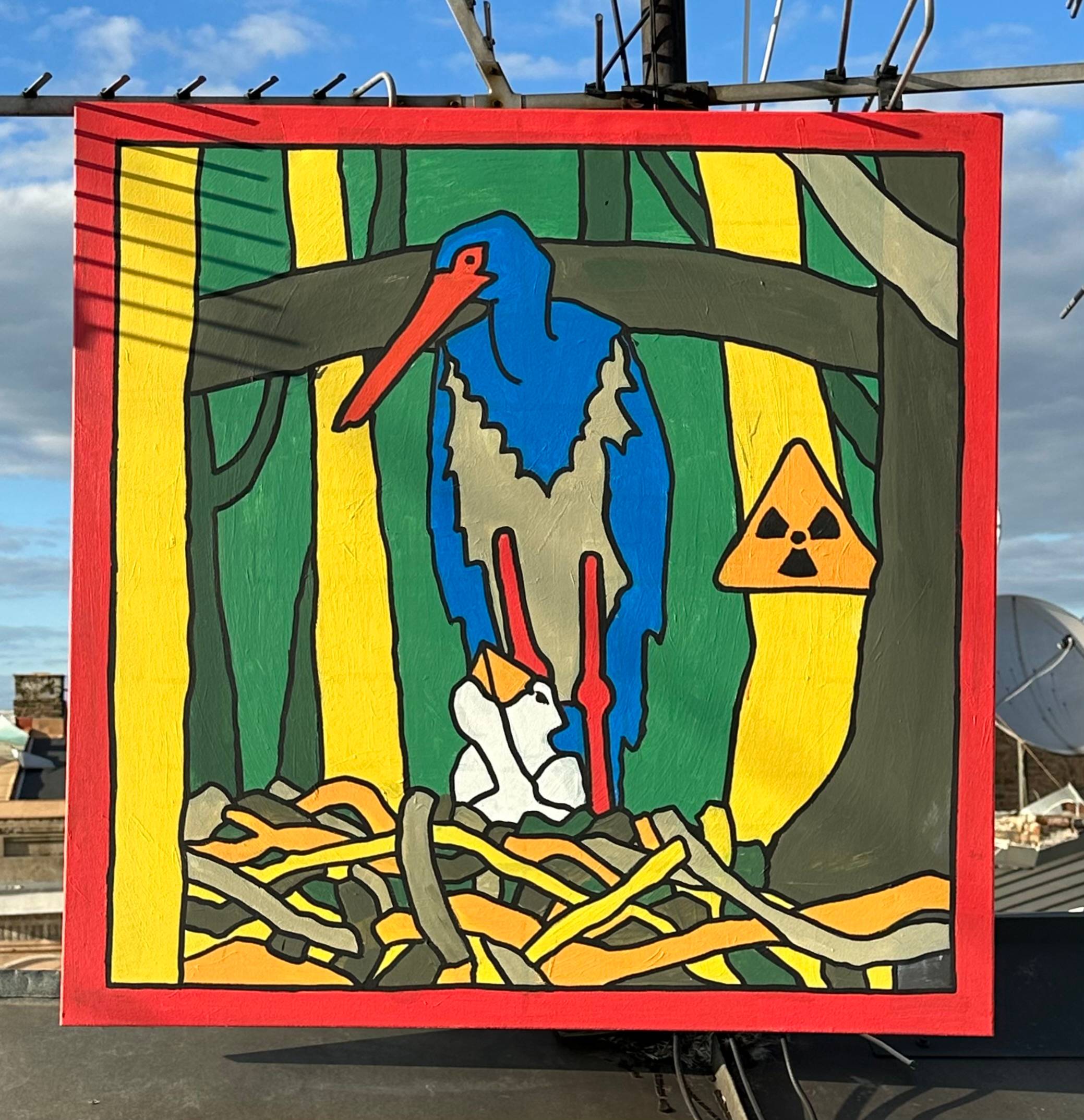 Black stork  - Subjektiv.art