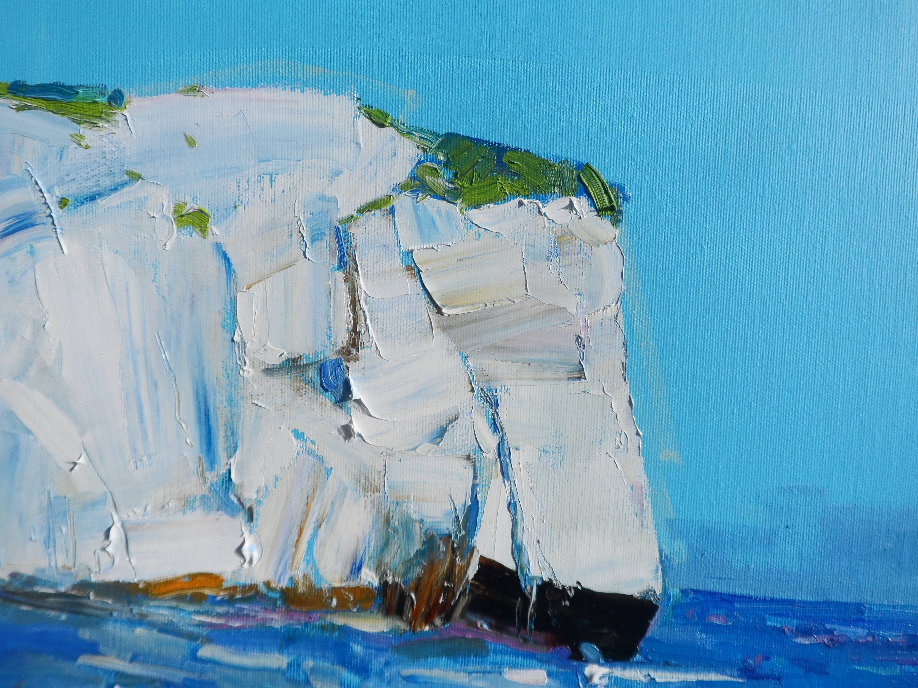 " Sea ​​coast of Italy " Impressionistic Painting Yehor Dulin - Subjektiv.art