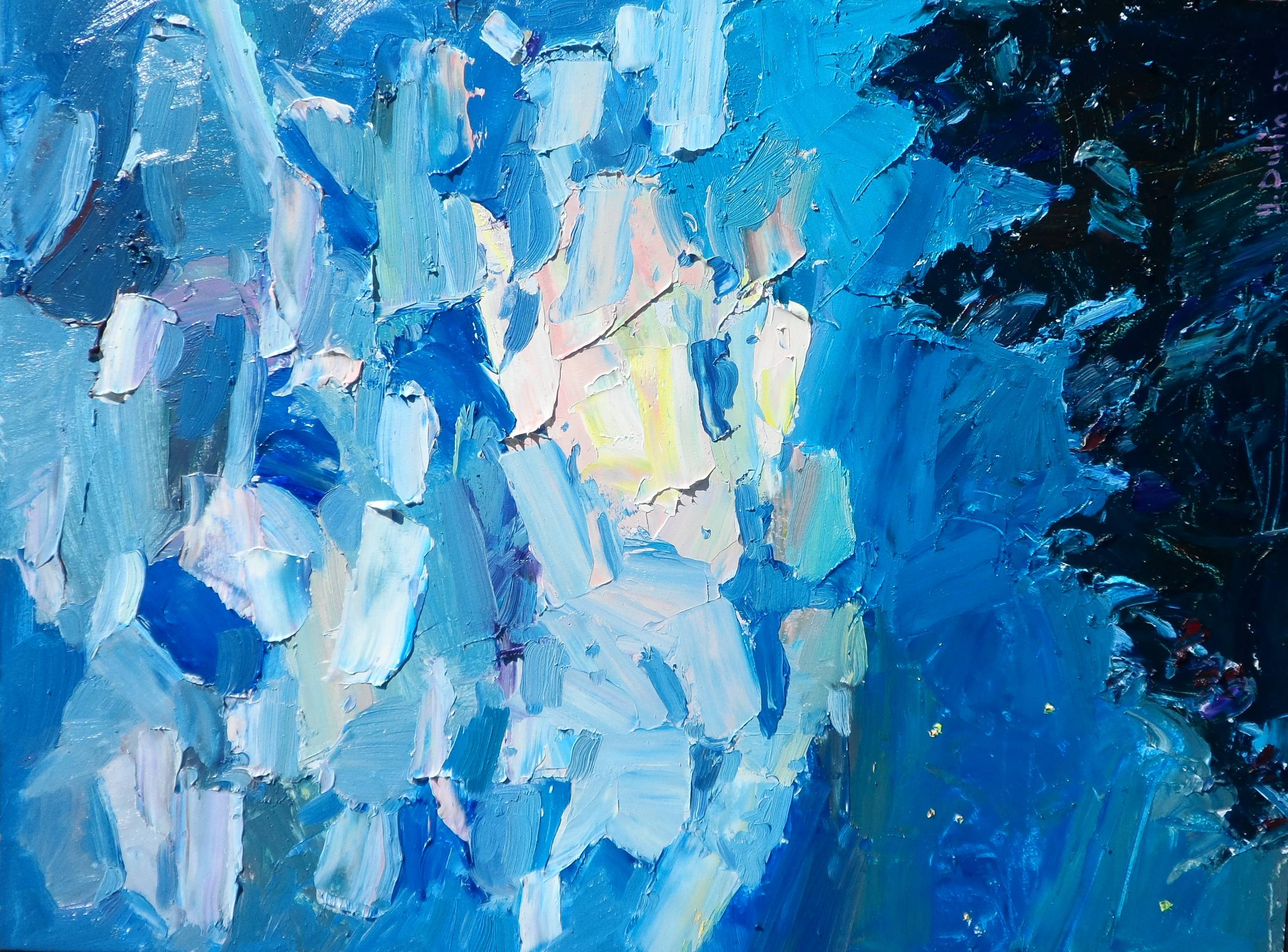 " Moonlit night " Fine Art Painting Yehor Dulin - Subjektiv.art