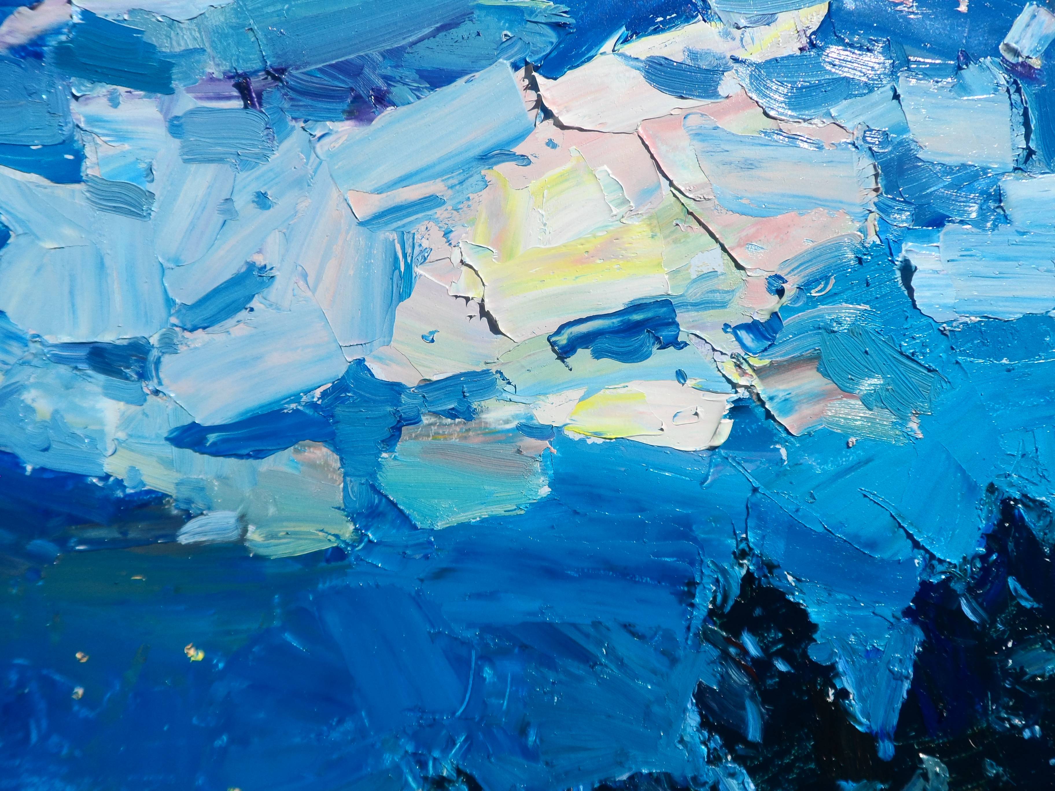 " Moonlit night " Fine Art Painting Yehor Dulin - Subjektiv.art