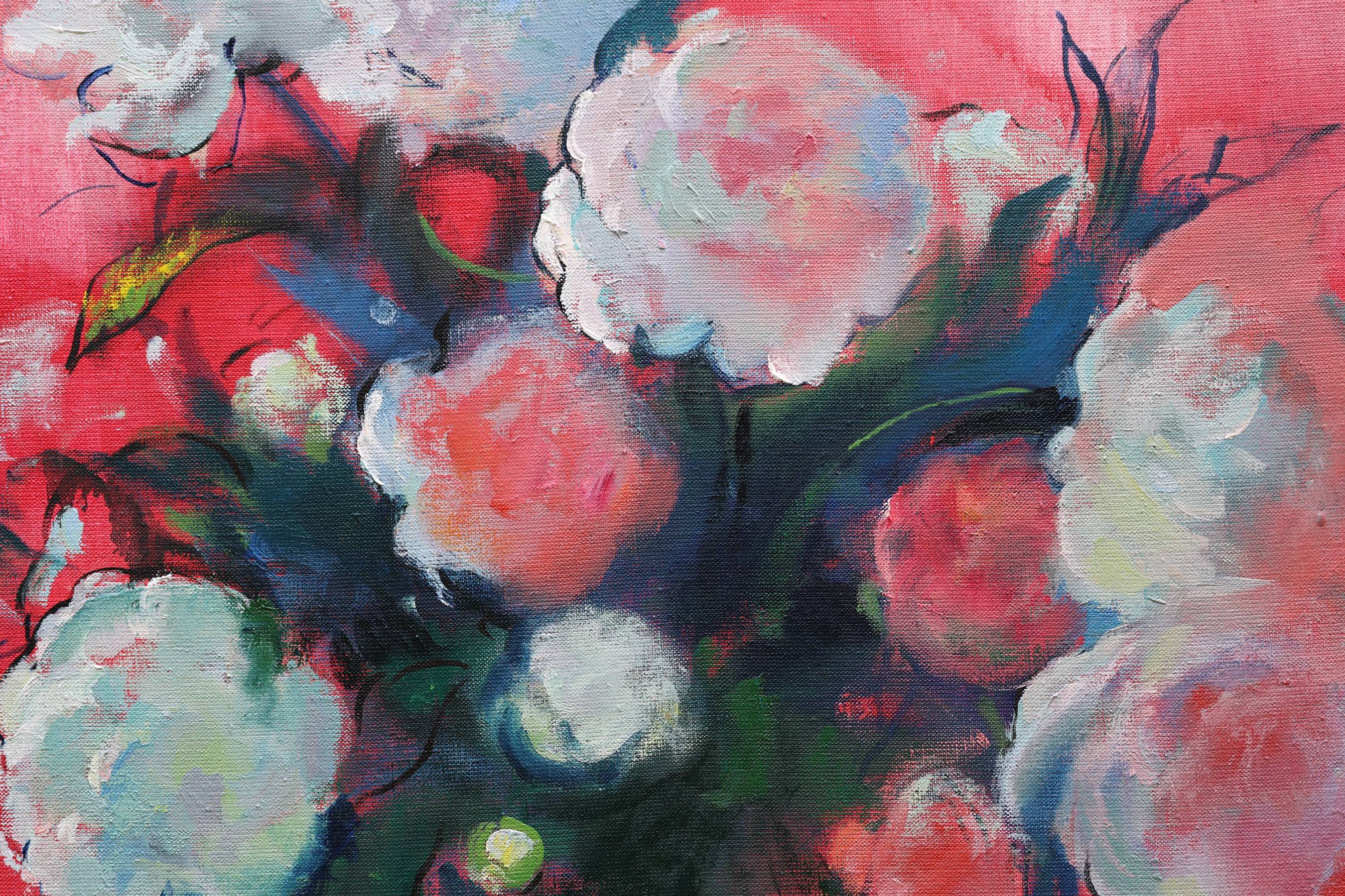 Peonies  Impressionistic Painting Artem Andreichuk - Subjektiv.art