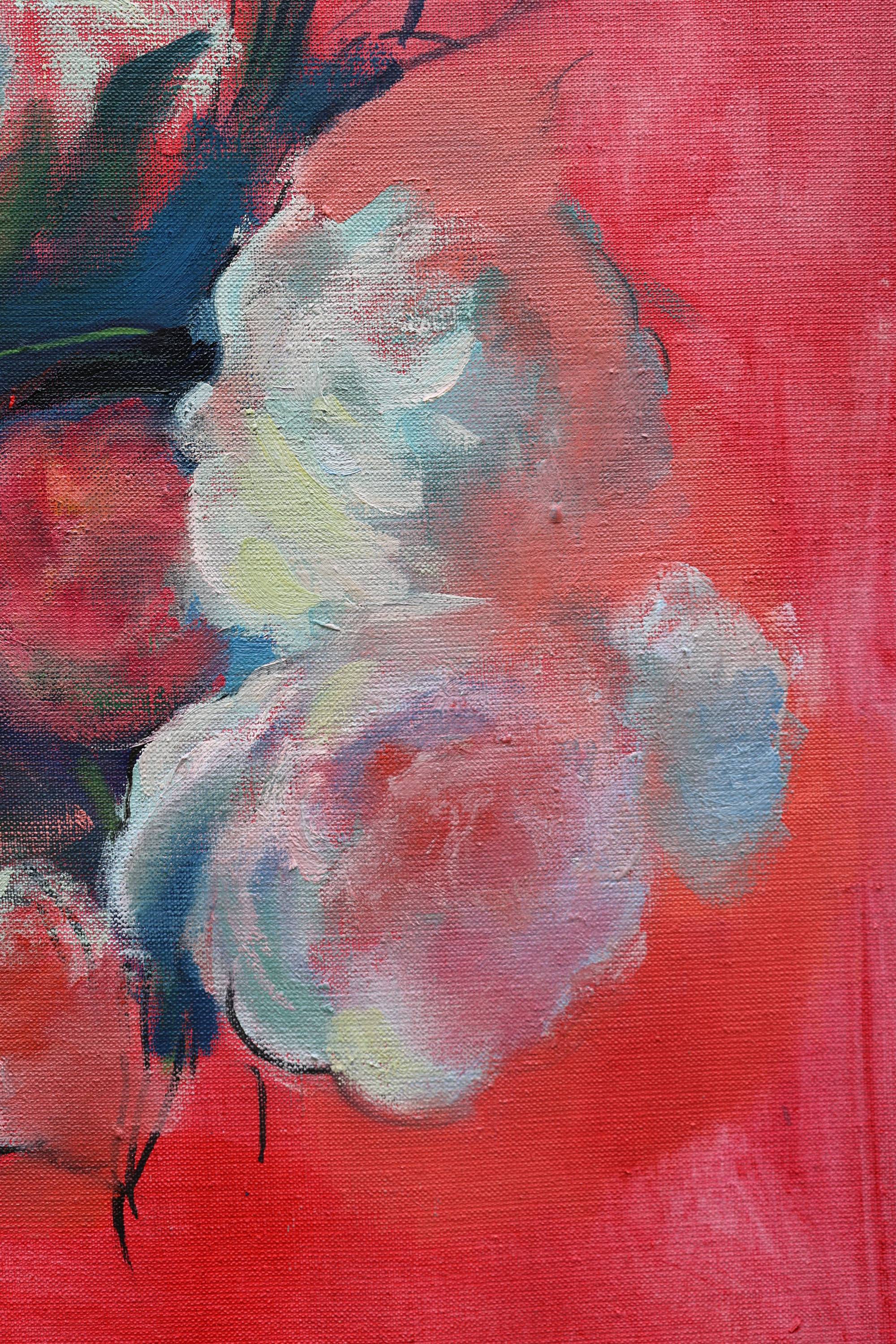 Peonies  Impressionistic Painting Artem Andreichuk - Subjektiv.art