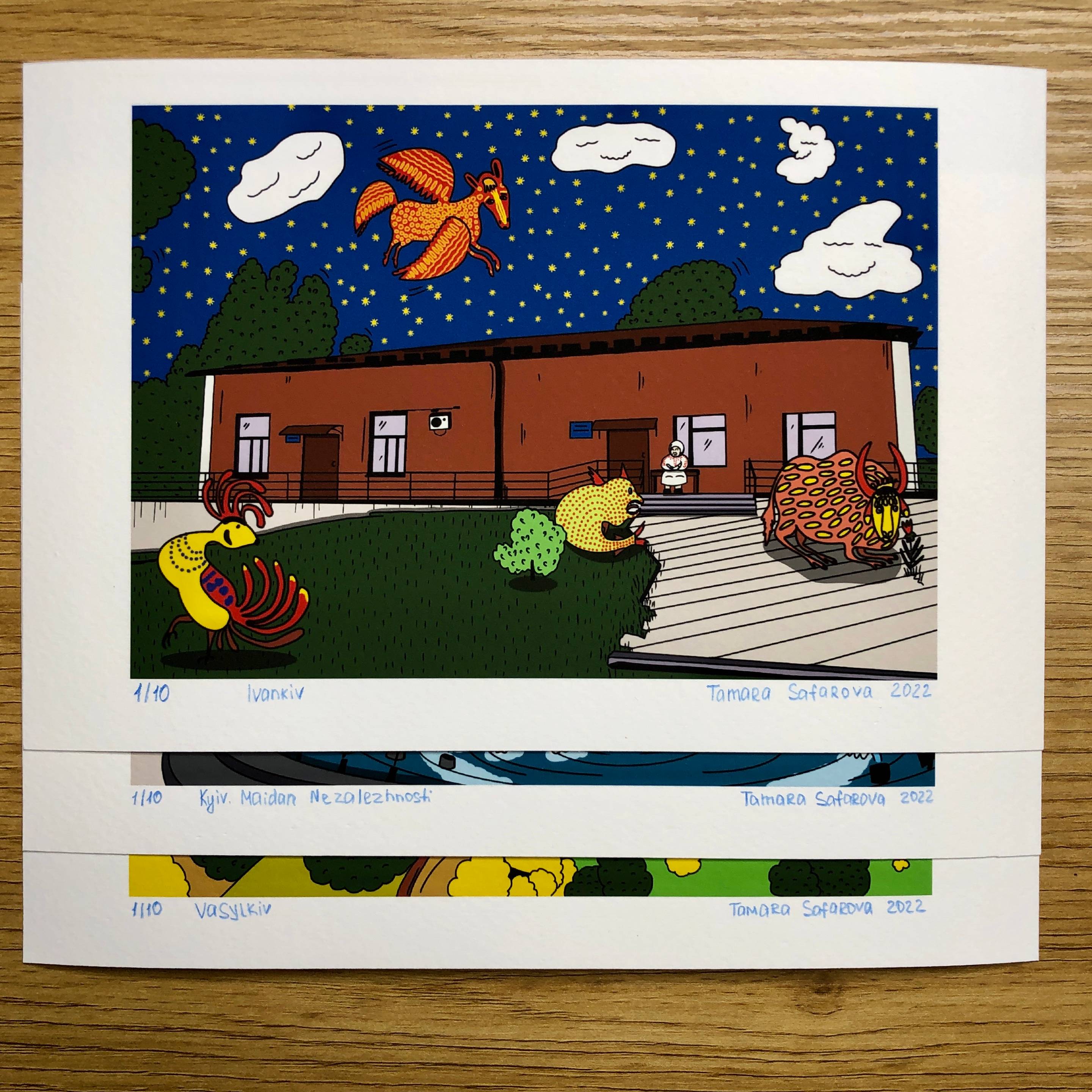 Ivankiv Naive Prints Tamara Safarova - Subjektiv.art