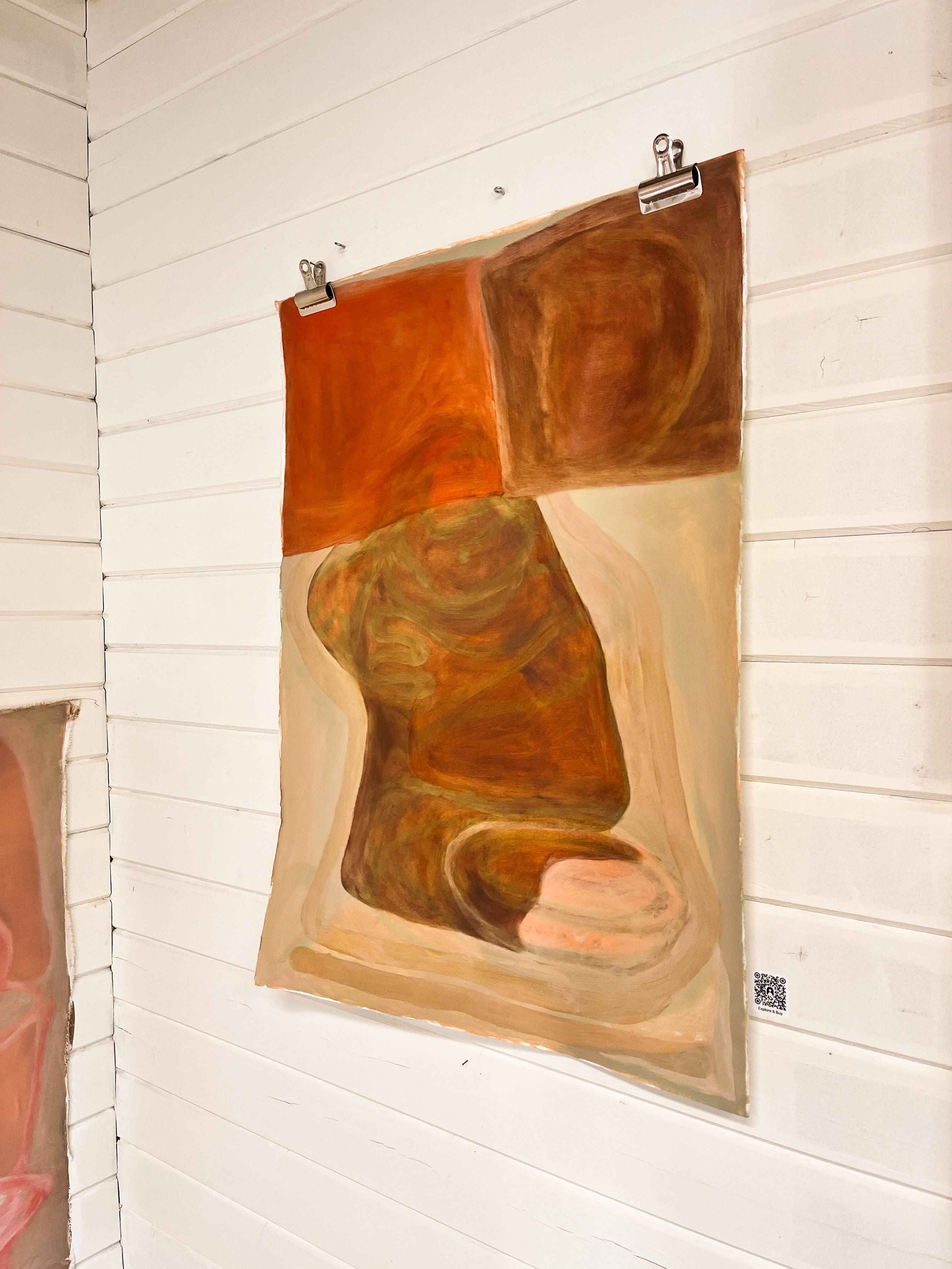 Delivering Fine Art Painting Maria R Saunders - Subjektiv.art