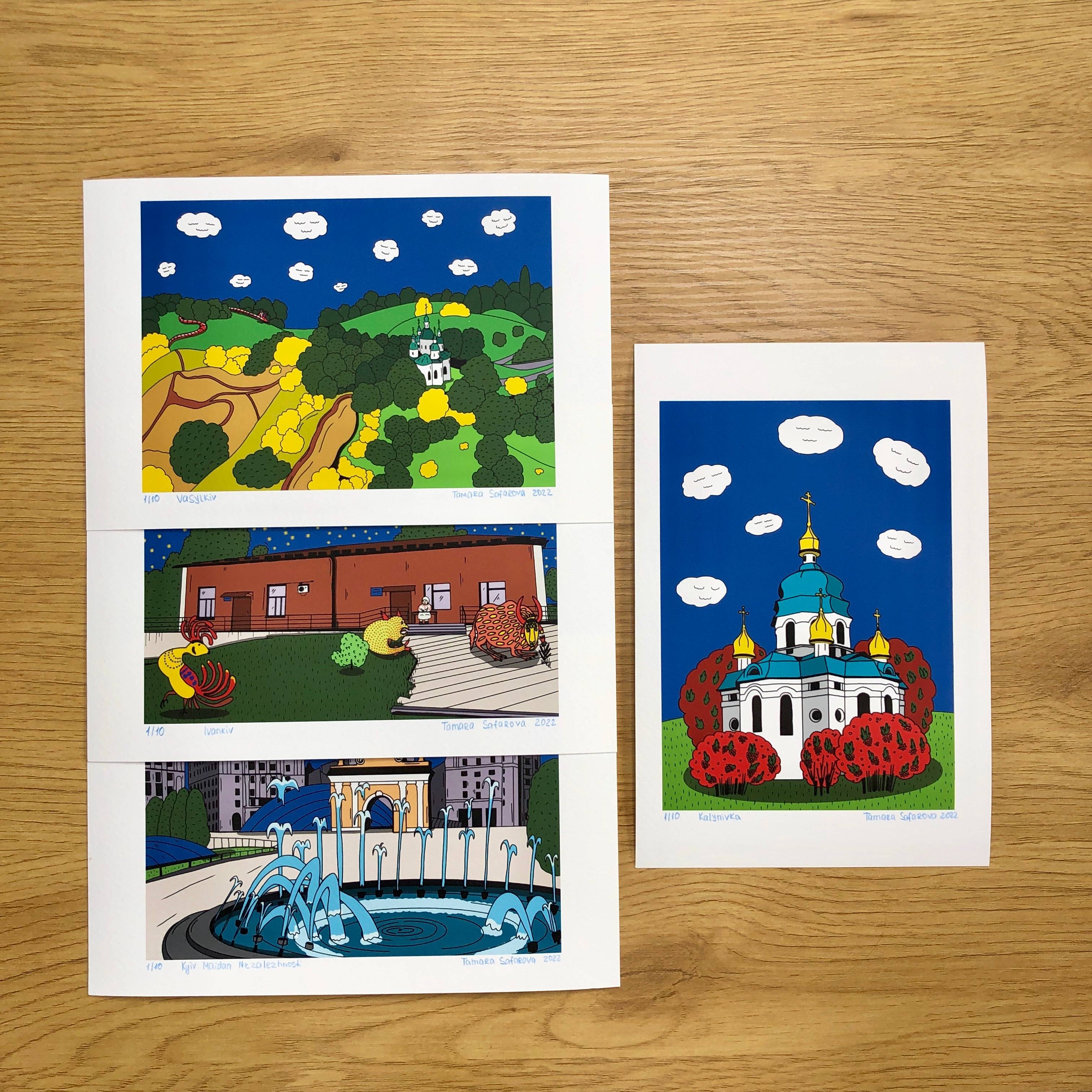 Vasylkiv Naive Prints Tamara Safarova - Subjektiv.art