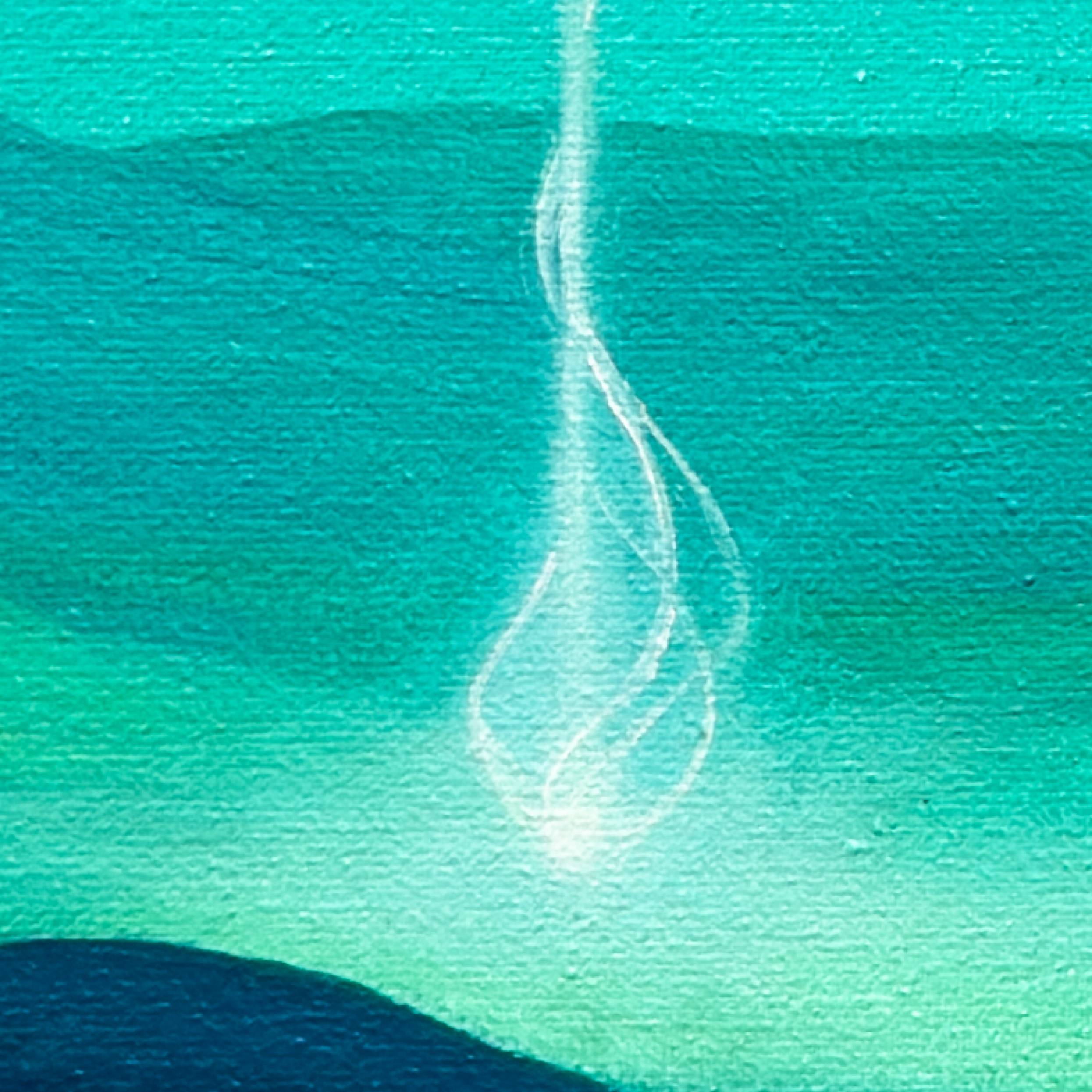 Arrival Surrealistic Painting Ket White - Subjektiv.art