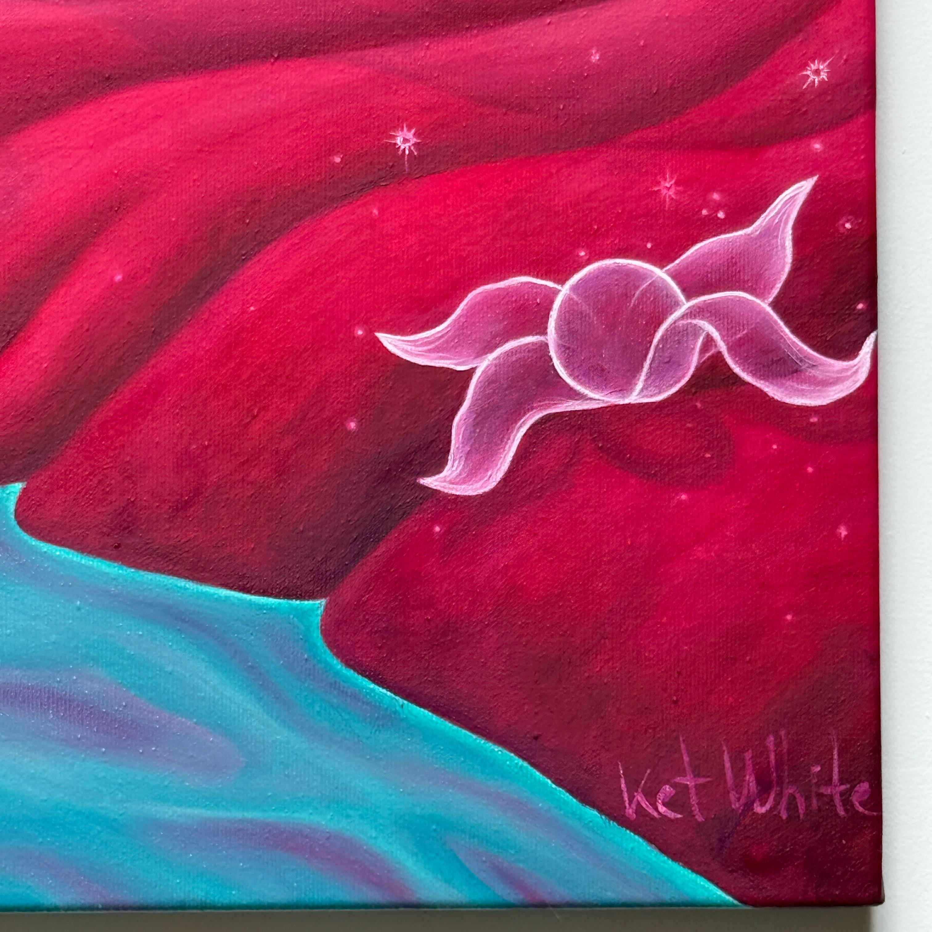 Living cave Surrealistic Painting Ket White - Subjektiv.art