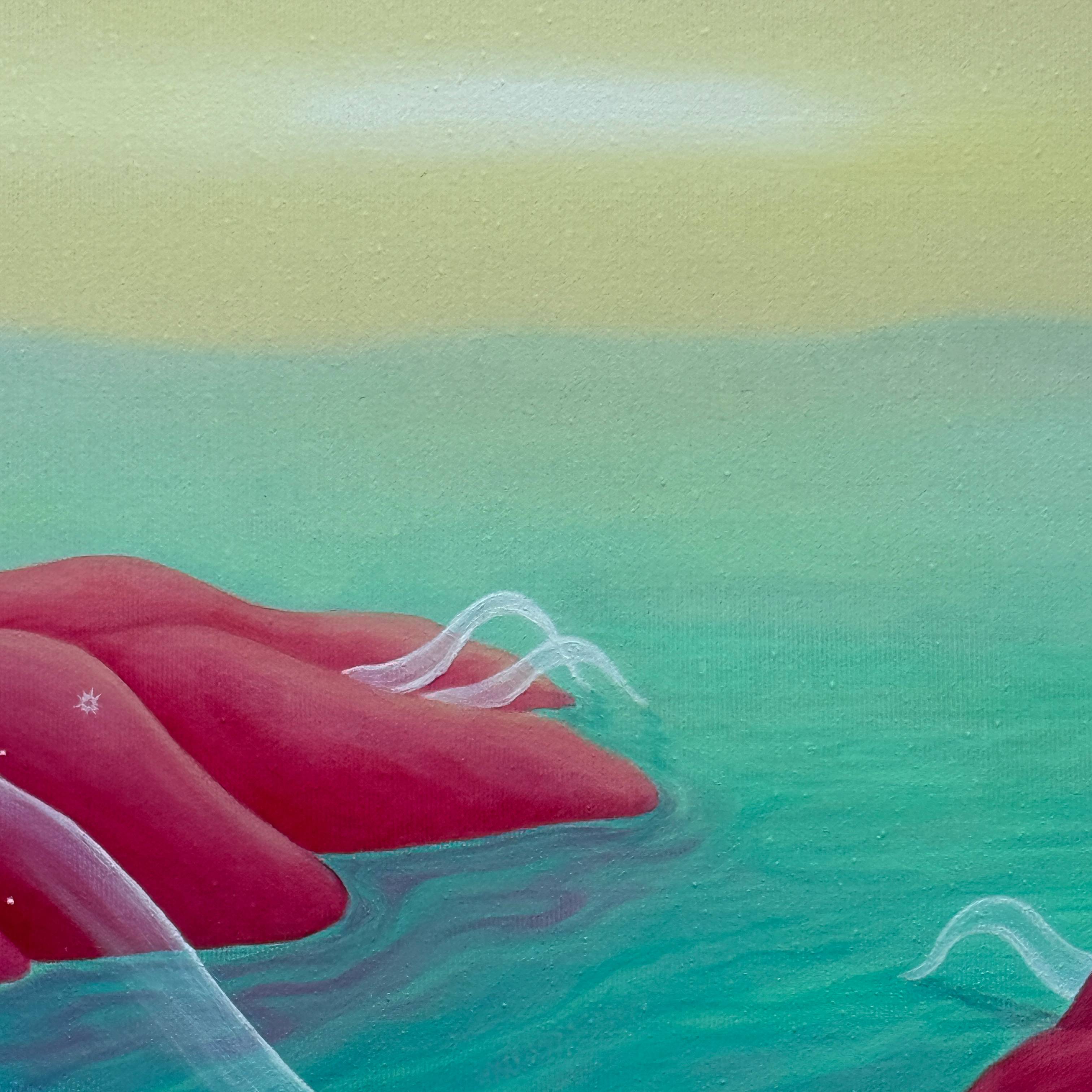 Living cave Surrealistic Painting Ket White - Subjektiv.art