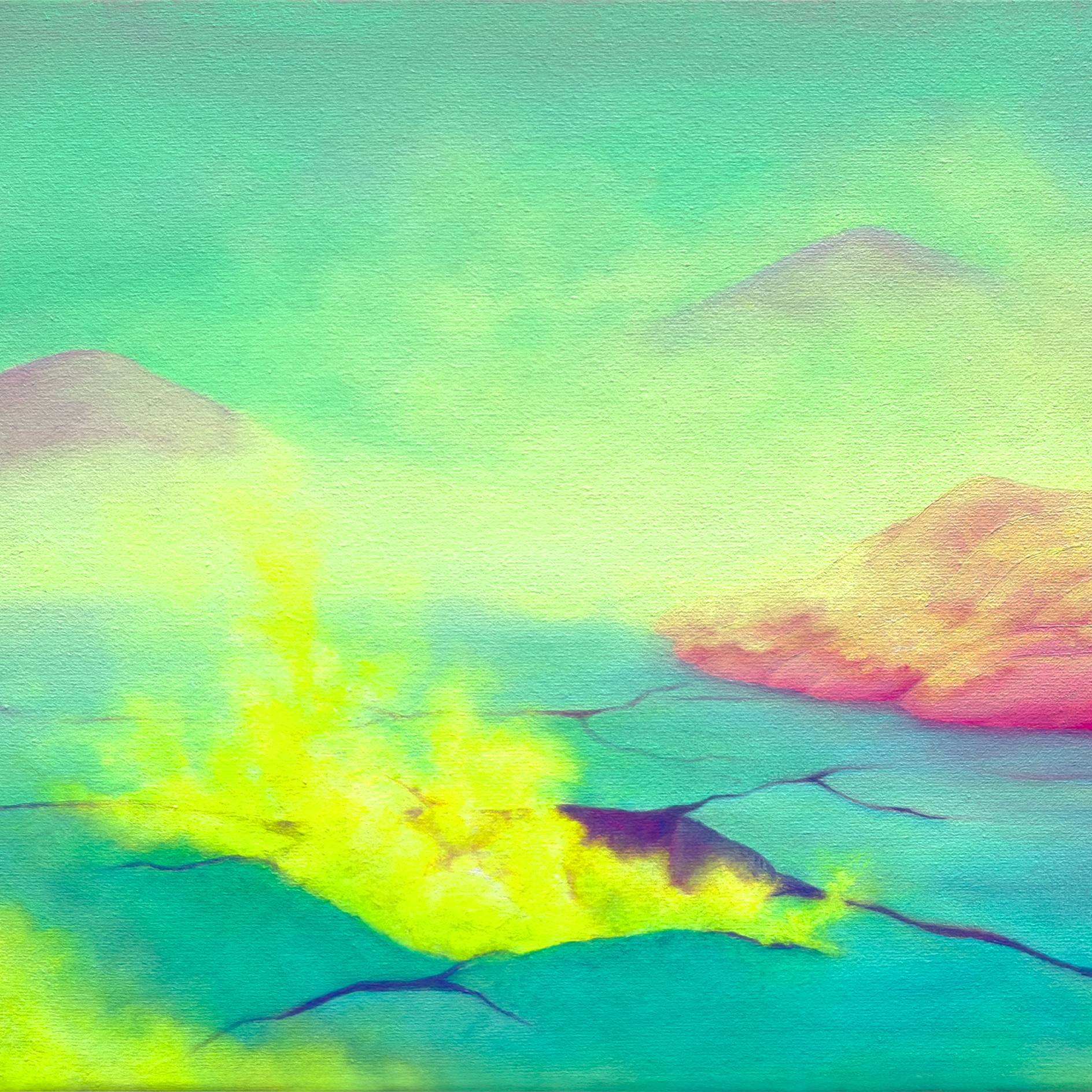 Toxic atmosphere Surrealistic Painting Ket White - Subjektiv.art