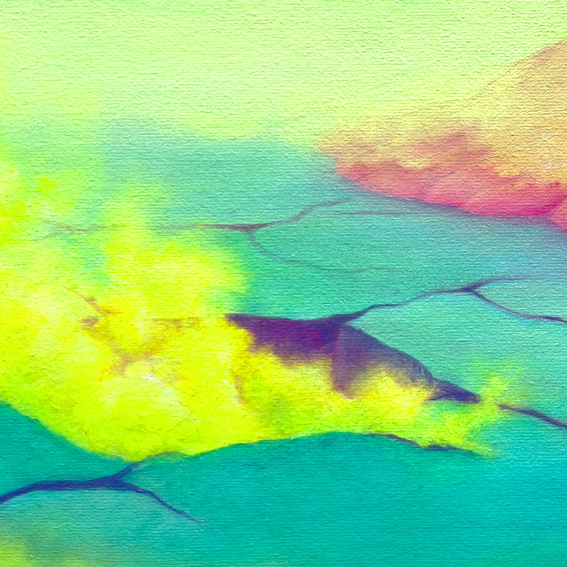 Toxic atmosphere Surrealistic Painting Ket White - Subjektiv.art