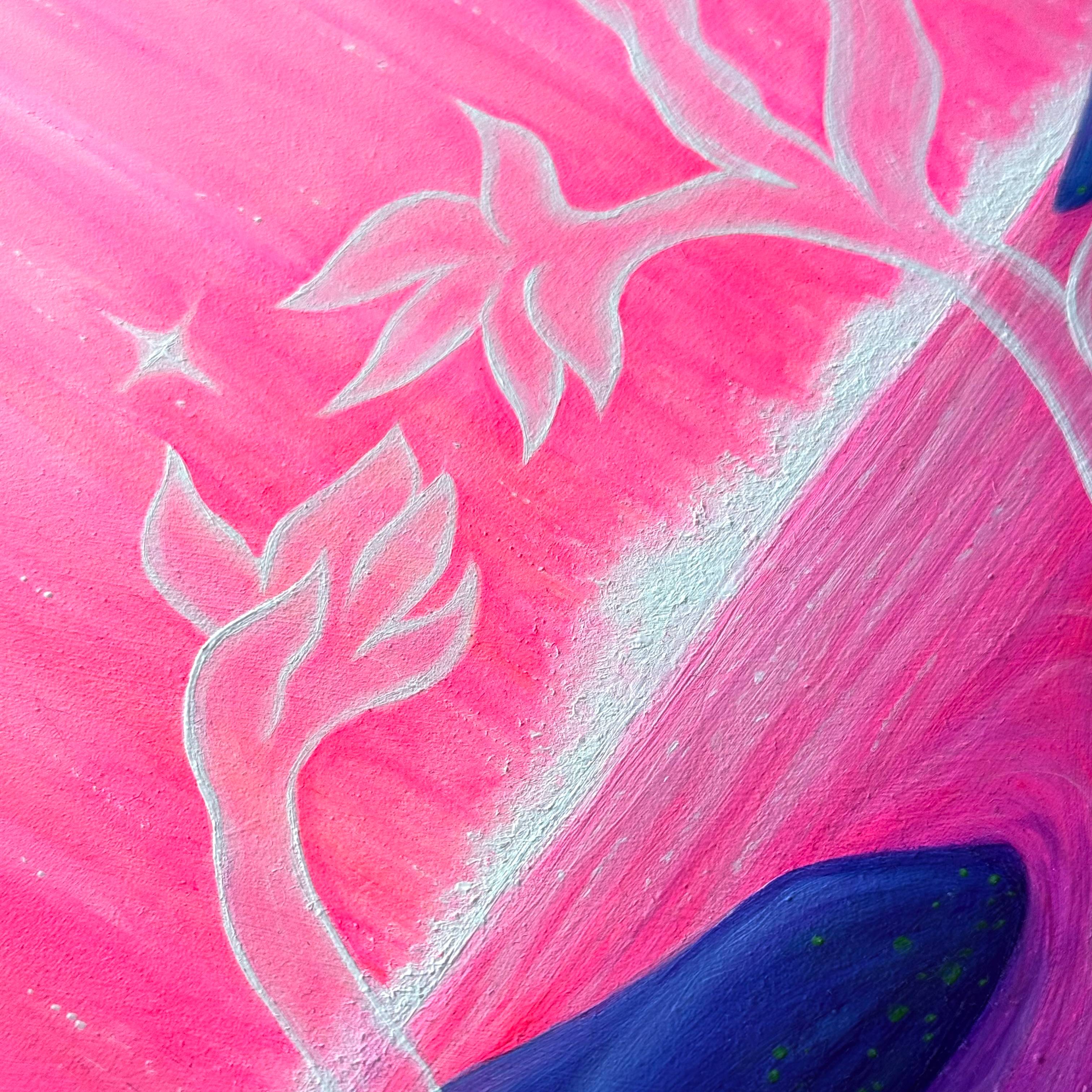 I love you, maybe Surrealistic Painting Ket White - Subjektiv.art