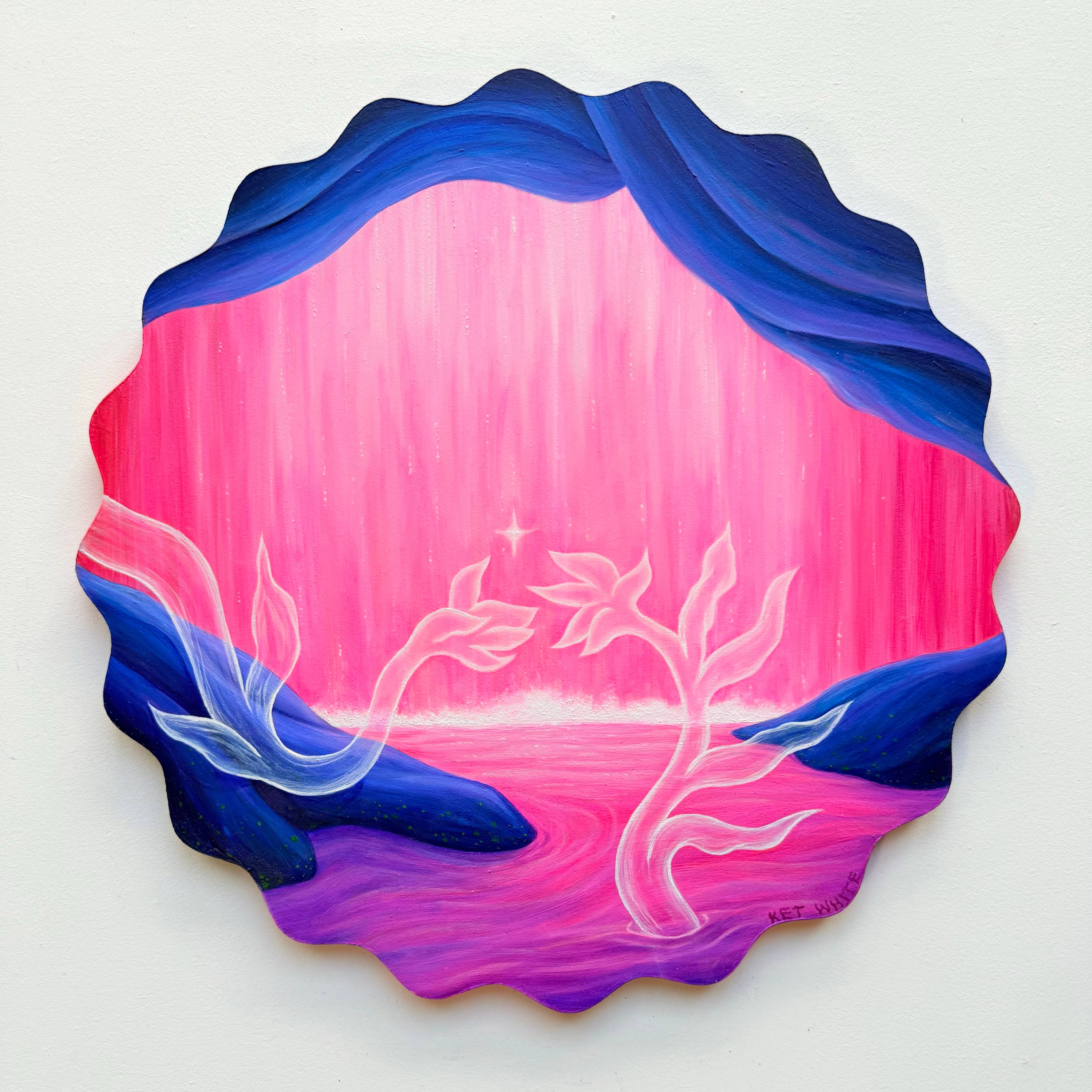 I love you, maybe Surrealistic Painting Ket White - Subjektiv.art