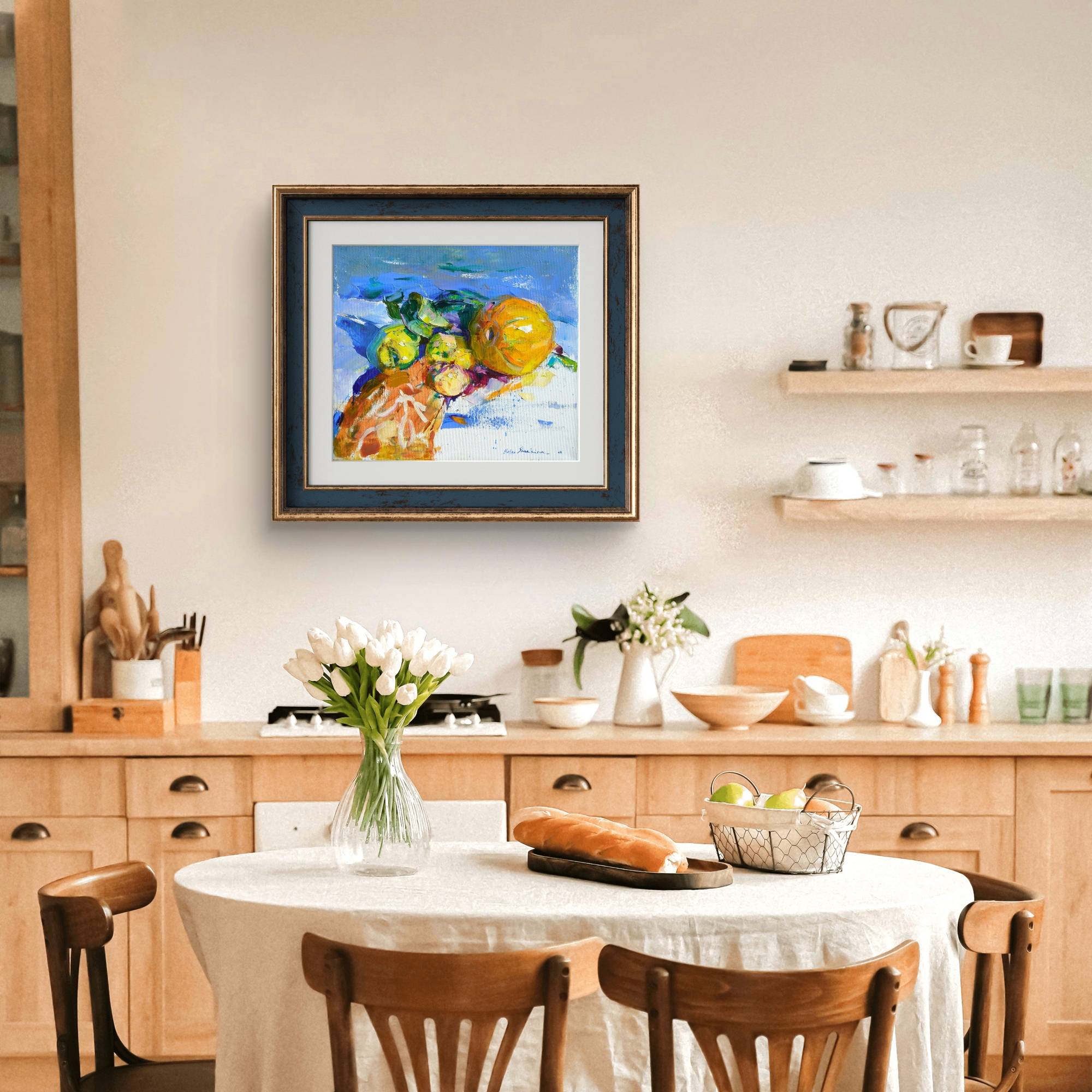 "In the rays of the autumn sun." Impressionistic Painting Helen Shukina - Subjektiv.art