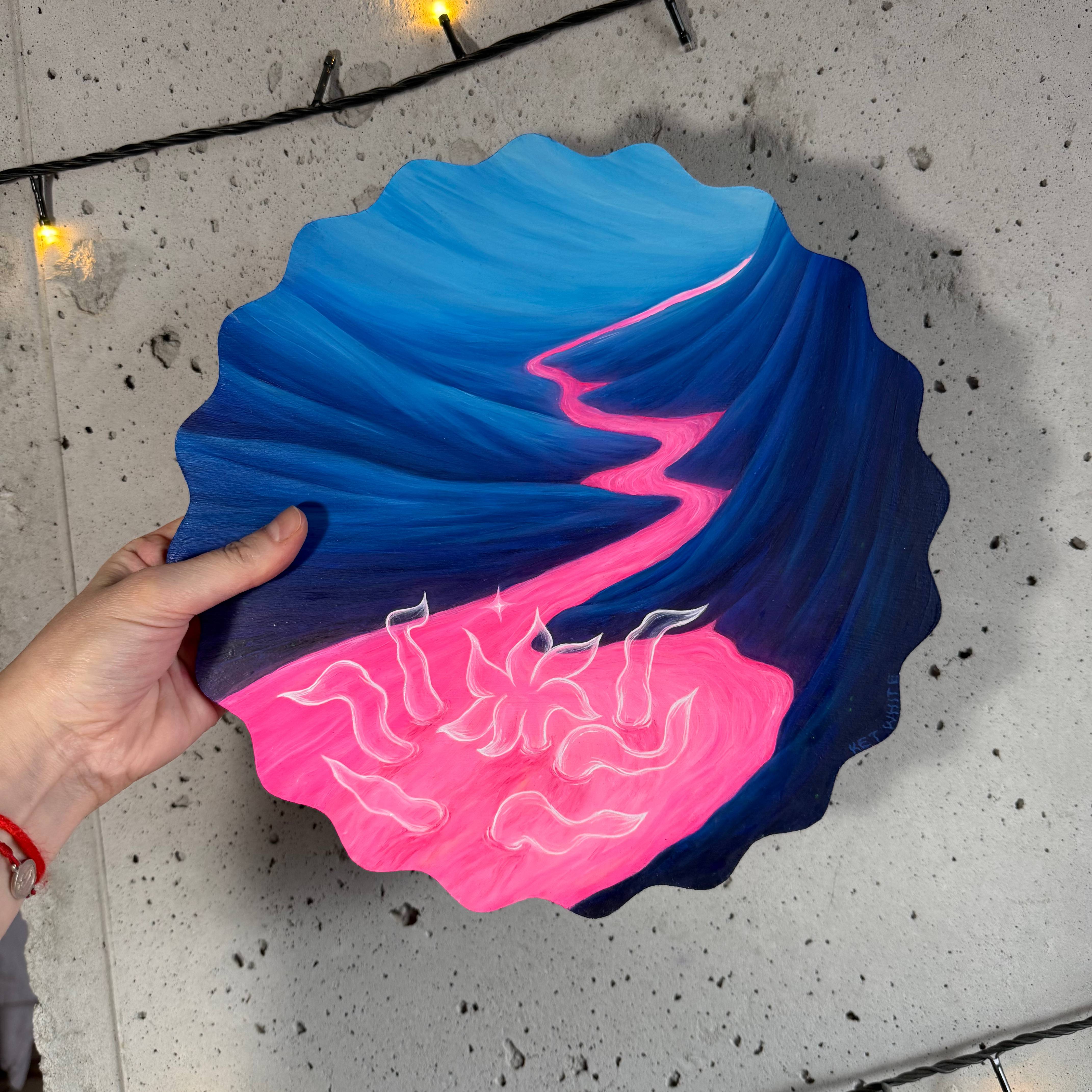 I want more and more Surrealistic Painting Ket White - Subjektiv.art