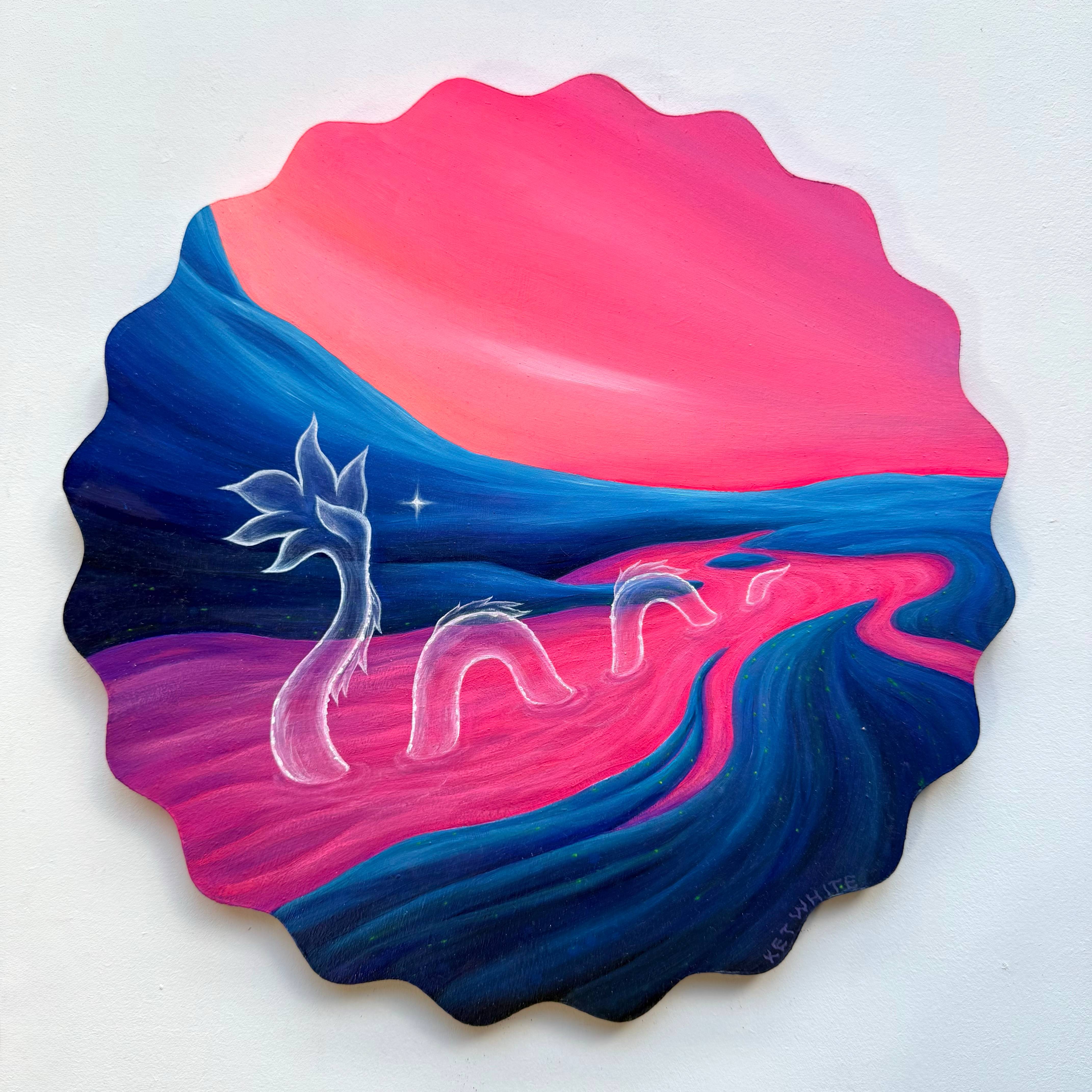 Yes, I'm perfect Surrealistic Painting Ket White - Subjektiv.art